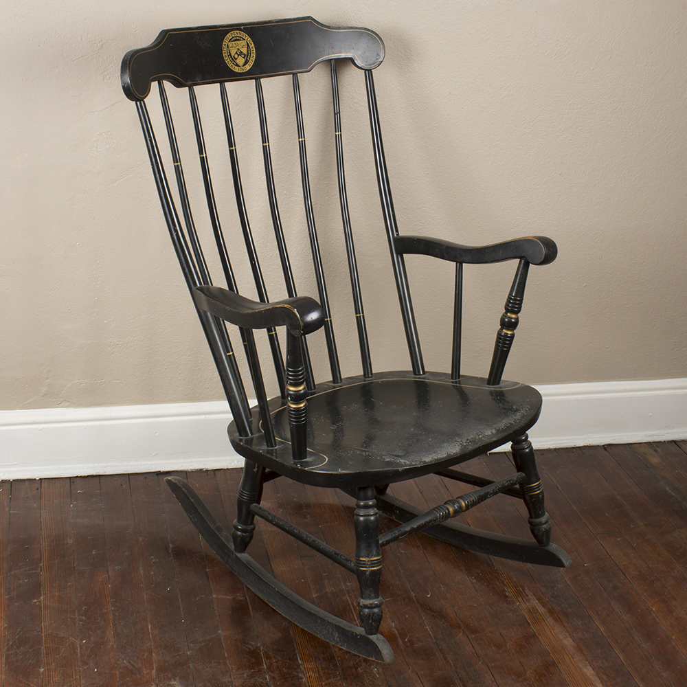 "University of Pennsylvania" Hitchcock Style Wooden Rocking Chair EBTH