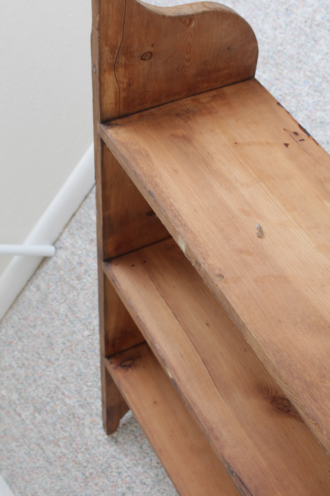 Antique Pine Wall Shelf EBTH