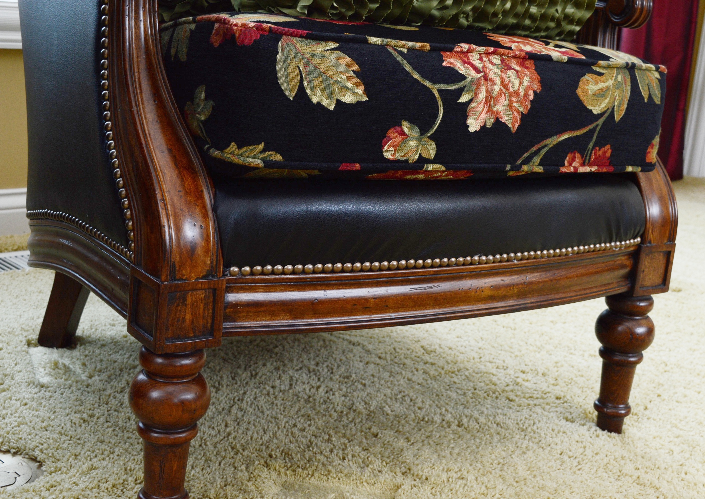 Pair of Custom Upholstered Occasional Chairs | EBTH