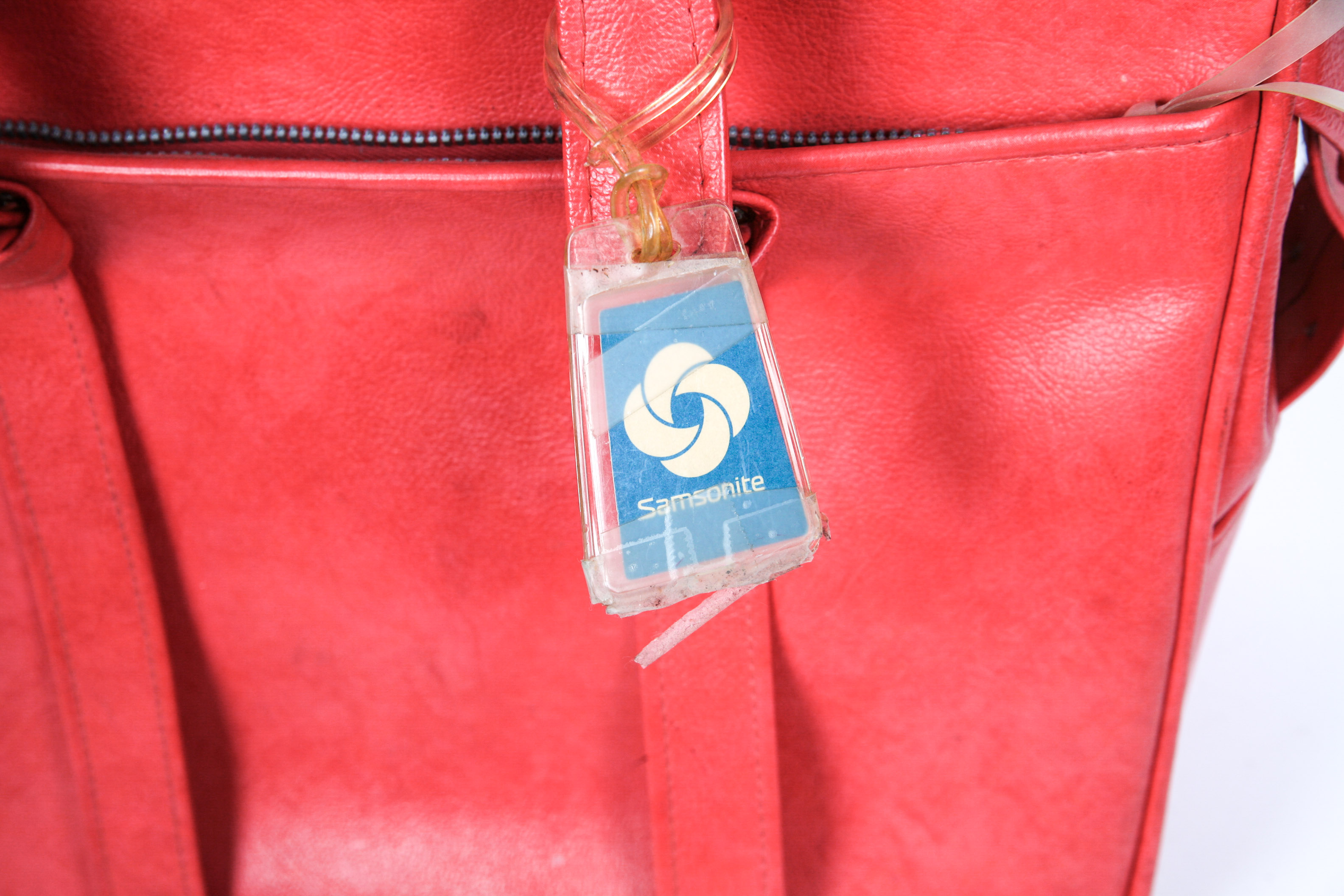 Vintage Red Samsonite Luggage EBTH