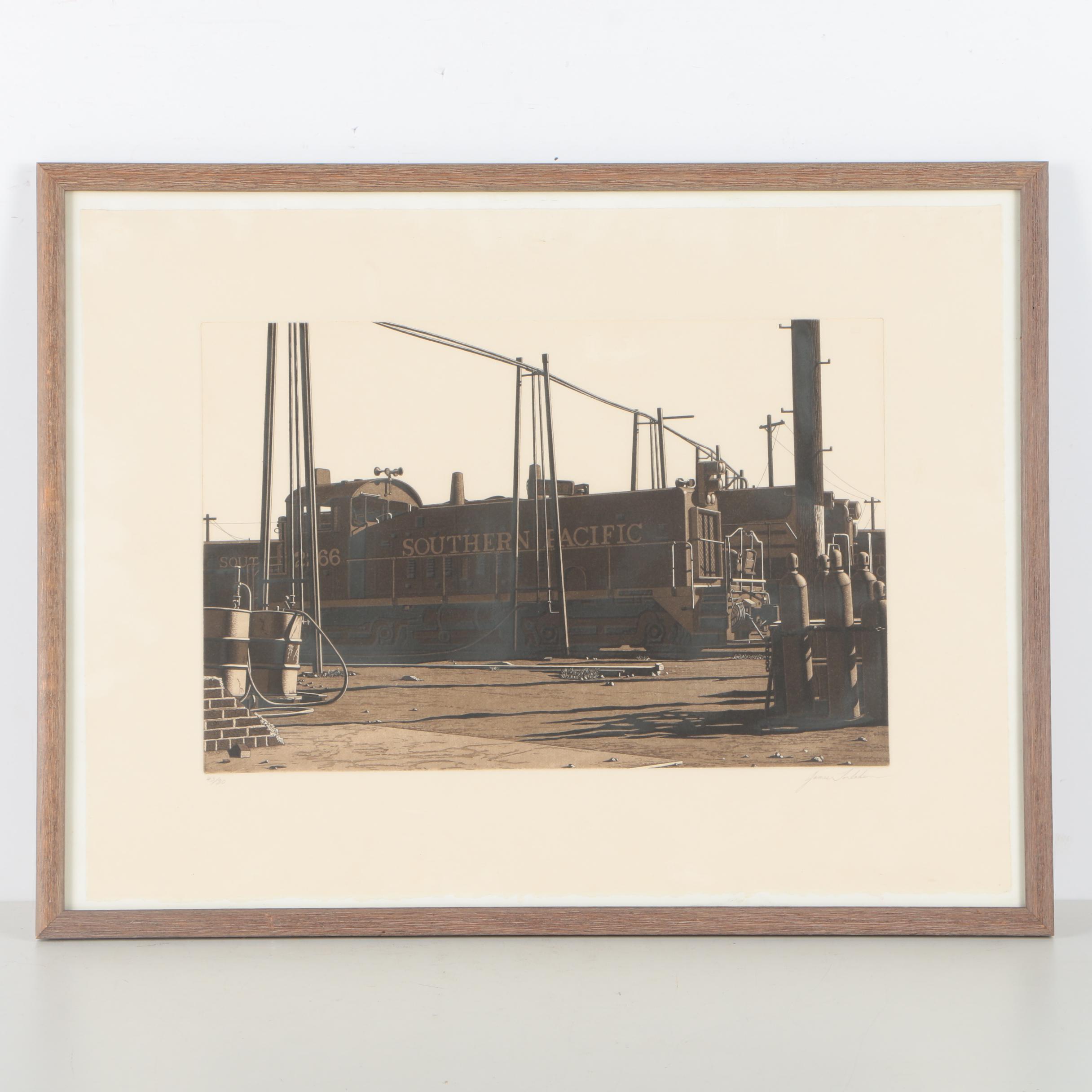 James Torlakson Limited Edition Etching With Aquatint 