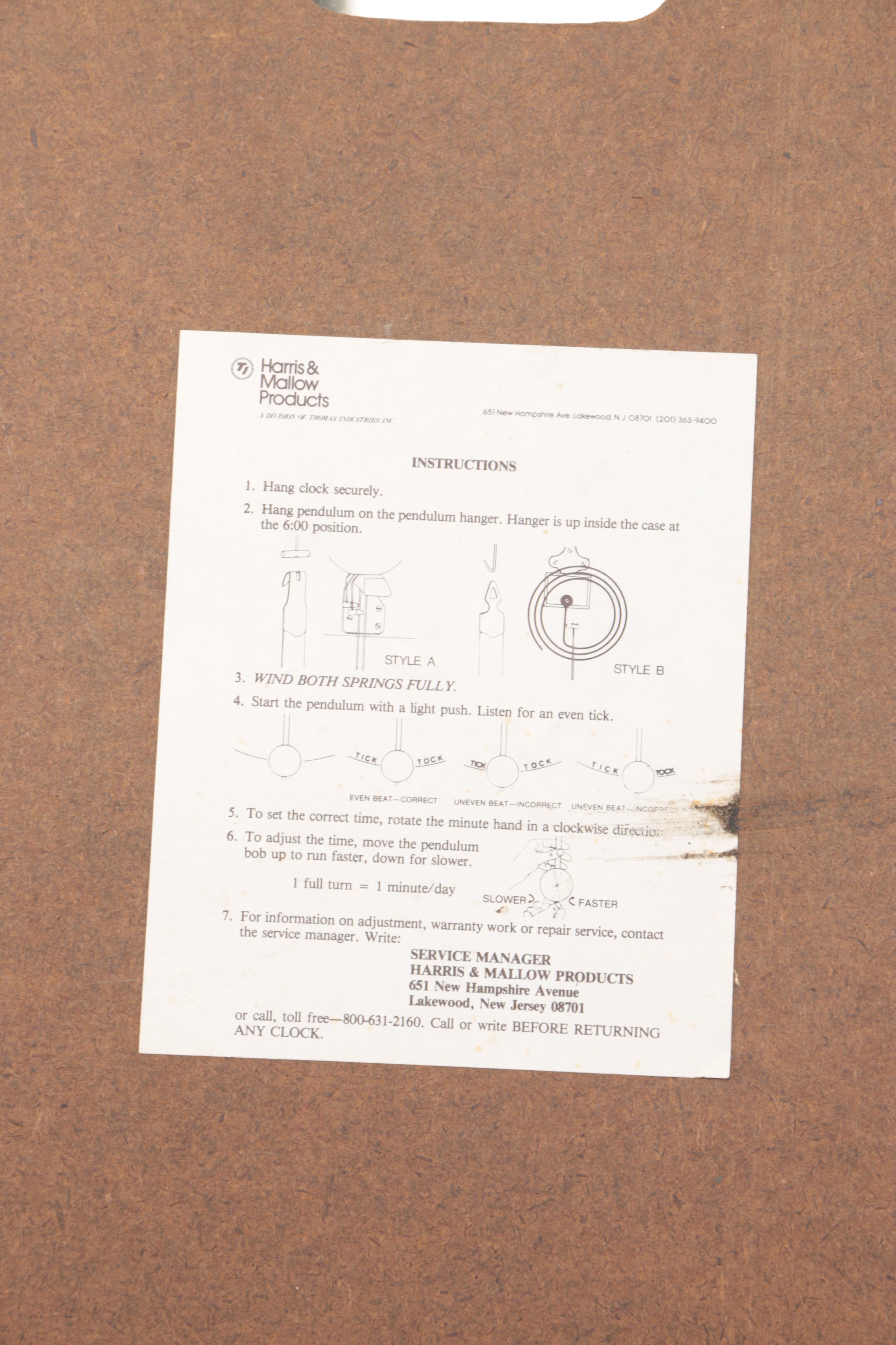 Regulator Wall Clock by Verichron EBTH