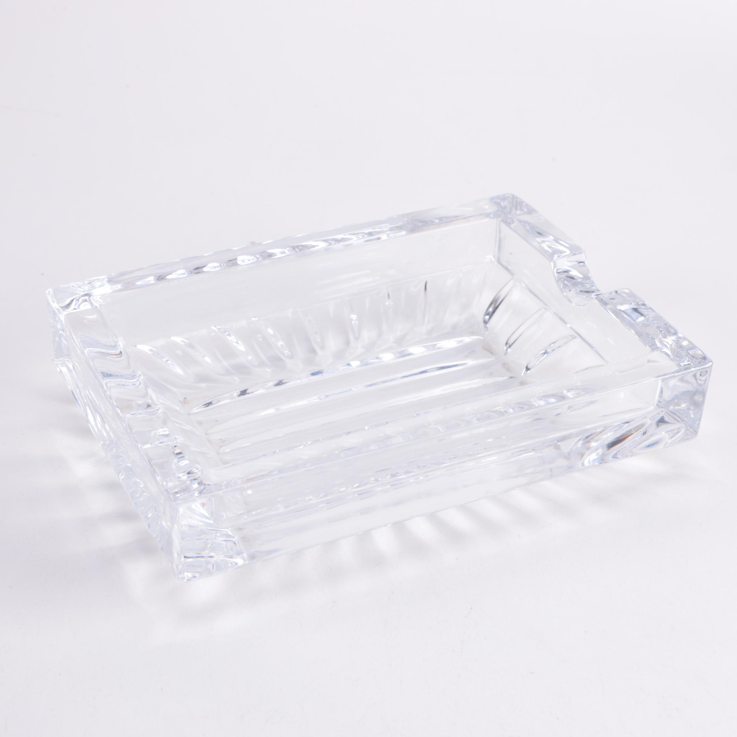 Crystal Ash Receiver and Glass Dishes EBTH