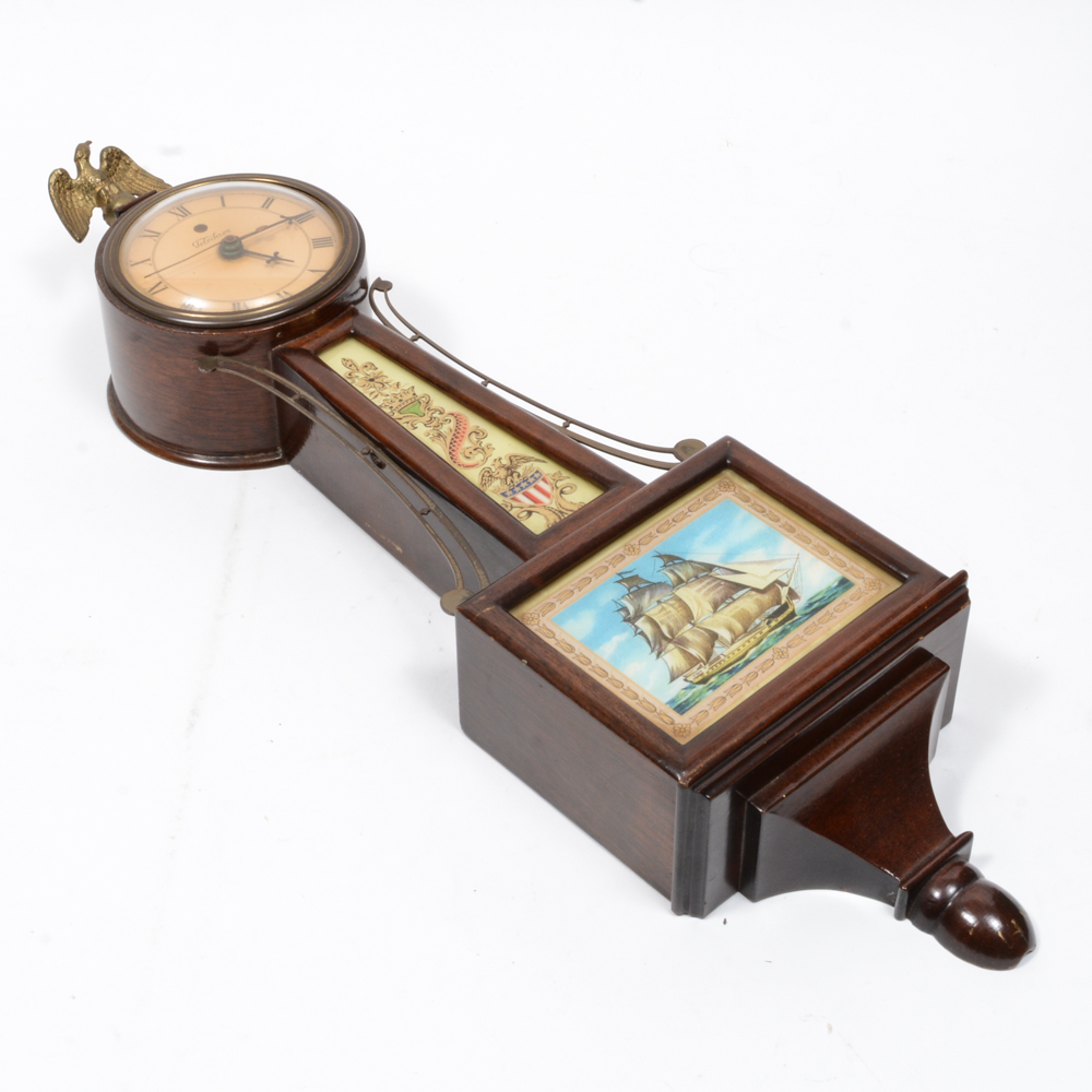 Vintage Telechron Banjo Wall Clock EBTH