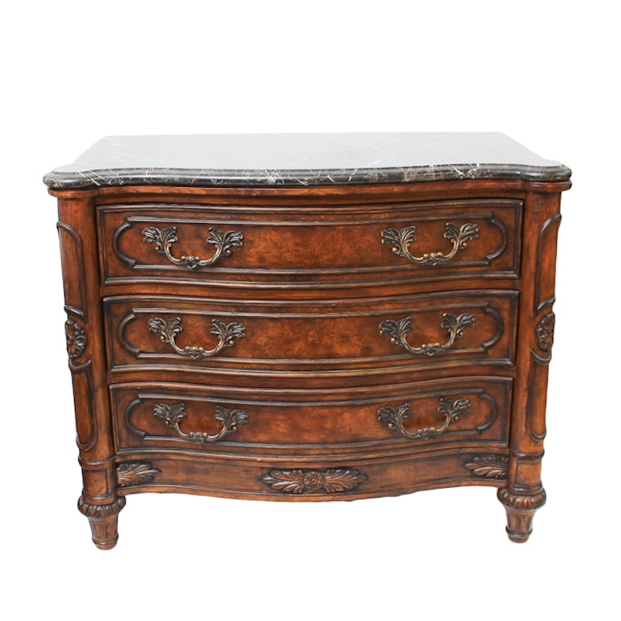 Marble Top Hall Chest By Drexel Heritage Ebth