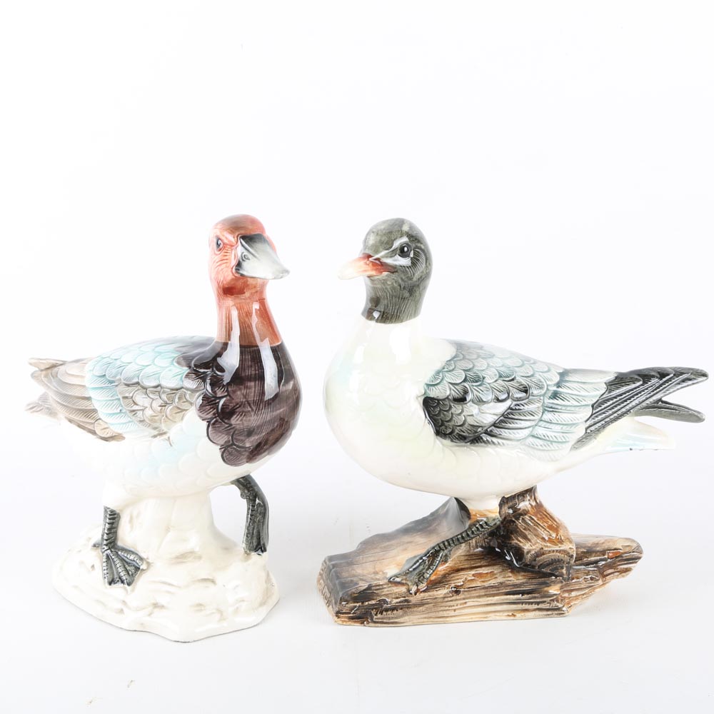 Vintage Bird Collection by JSC Porcelain Duck Figurines EBTH
