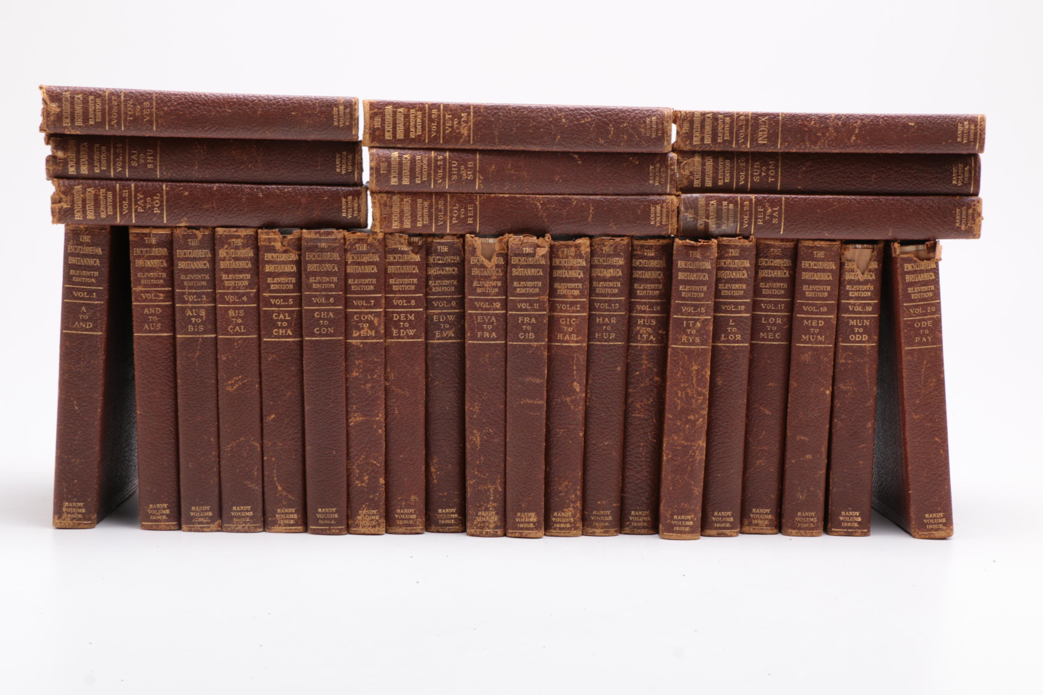 1911 "Encyclopædia Britannica" Complete In Twenty-Nine Volumes | EBTH