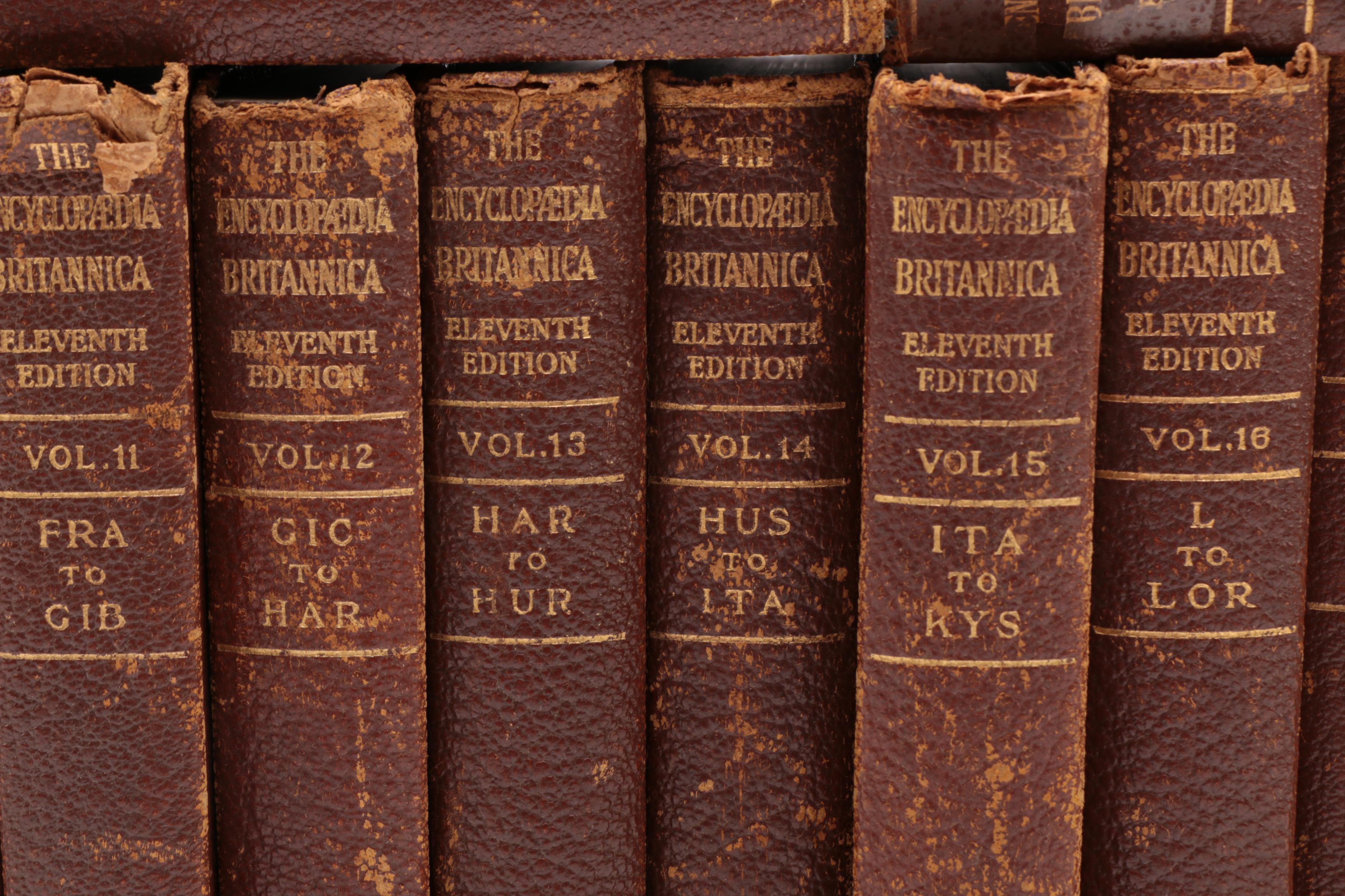 1911 "Encyclopædia Britannica" Complete In Twenty-Nine Volumes | EBTH