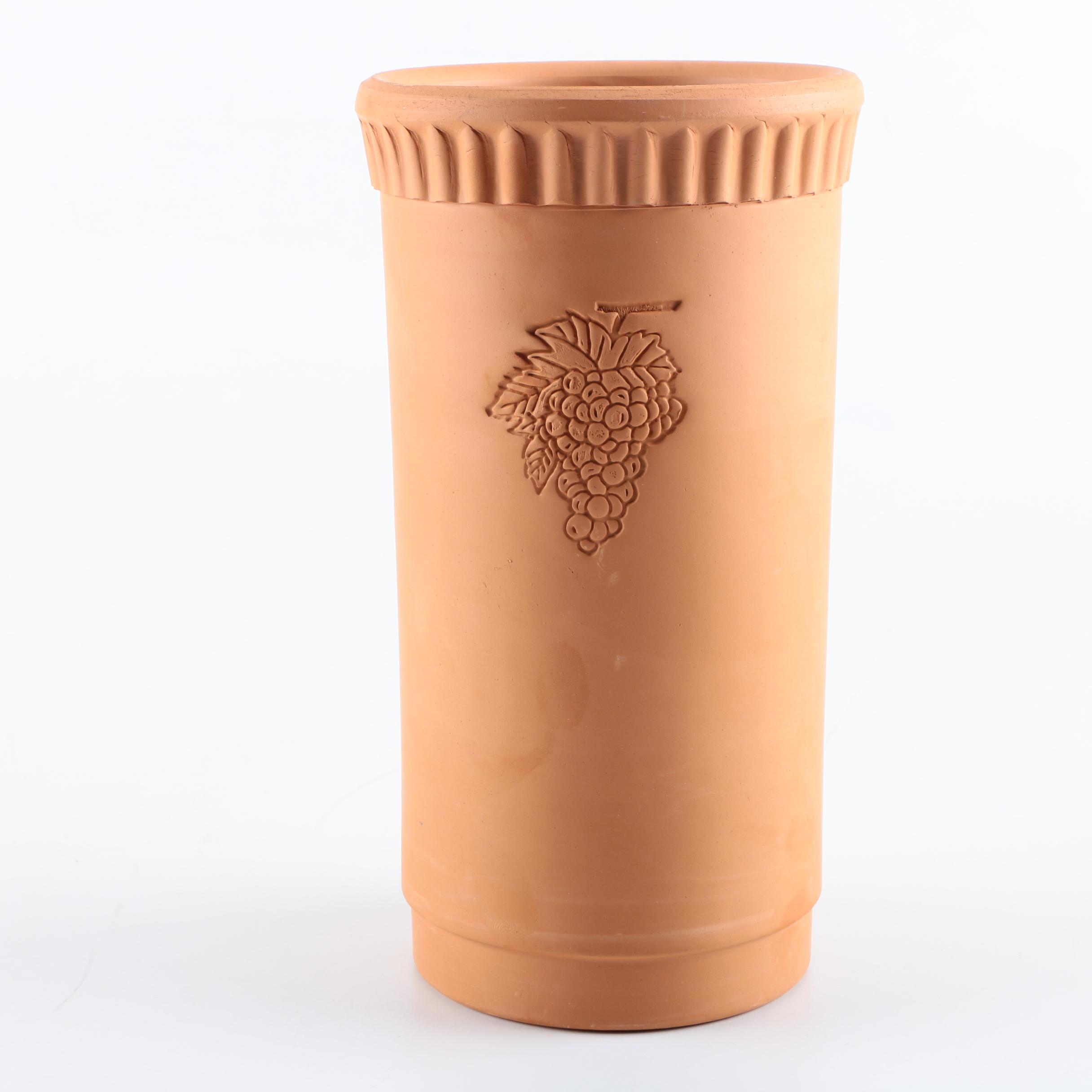 Waccamaw Terracotta Wine Bottle Cooler EBTH