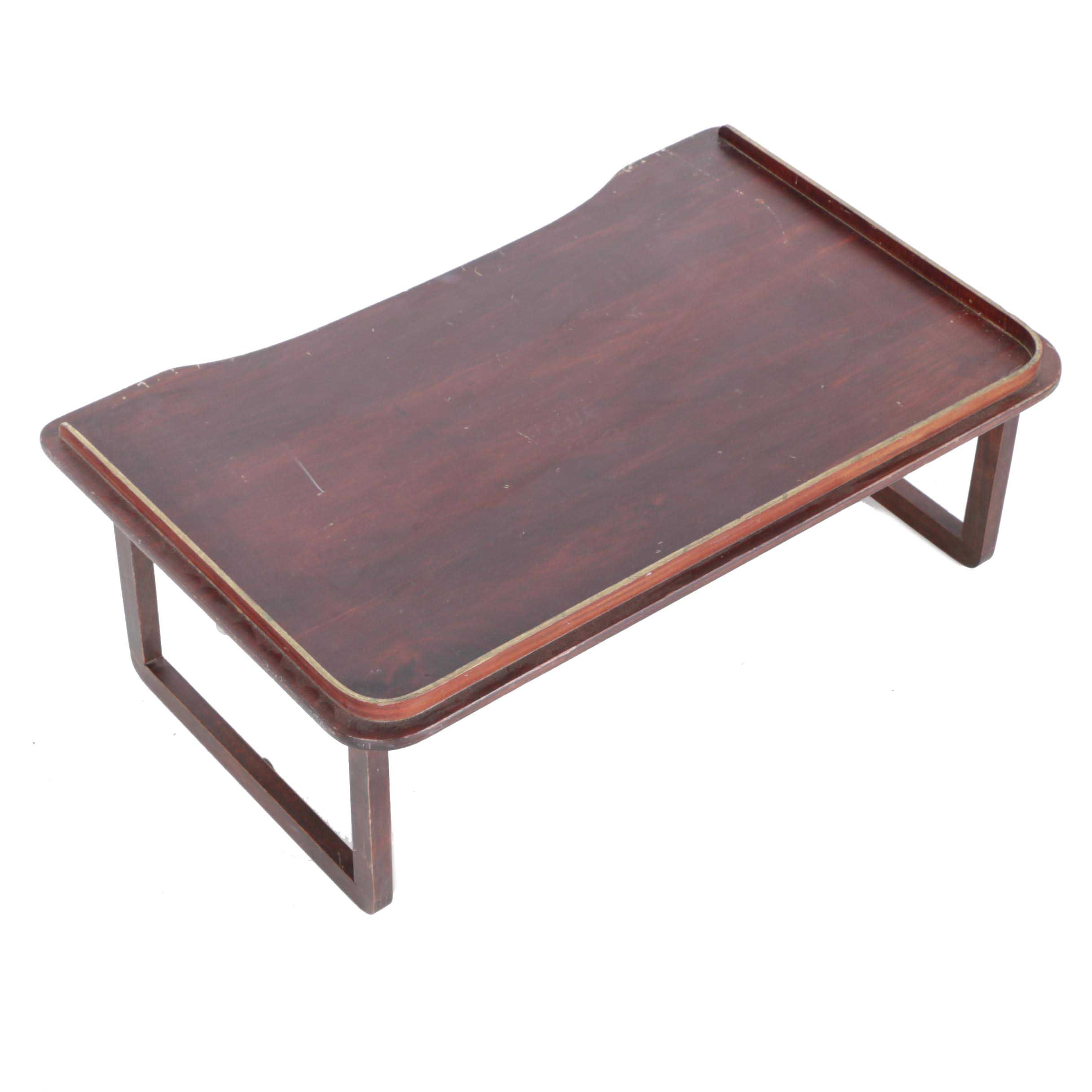 Wooden Folding Table Tray EBTH