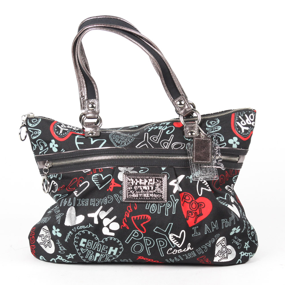 coach graffiti tote