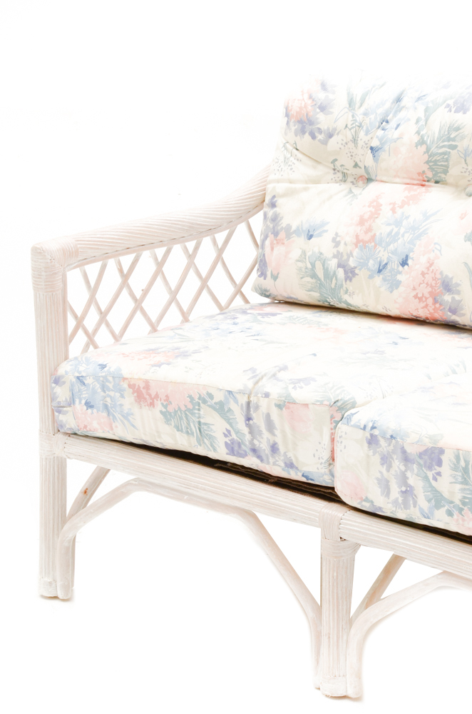 Whitewashed Wicker Furniture Set by Henry Link EBTH