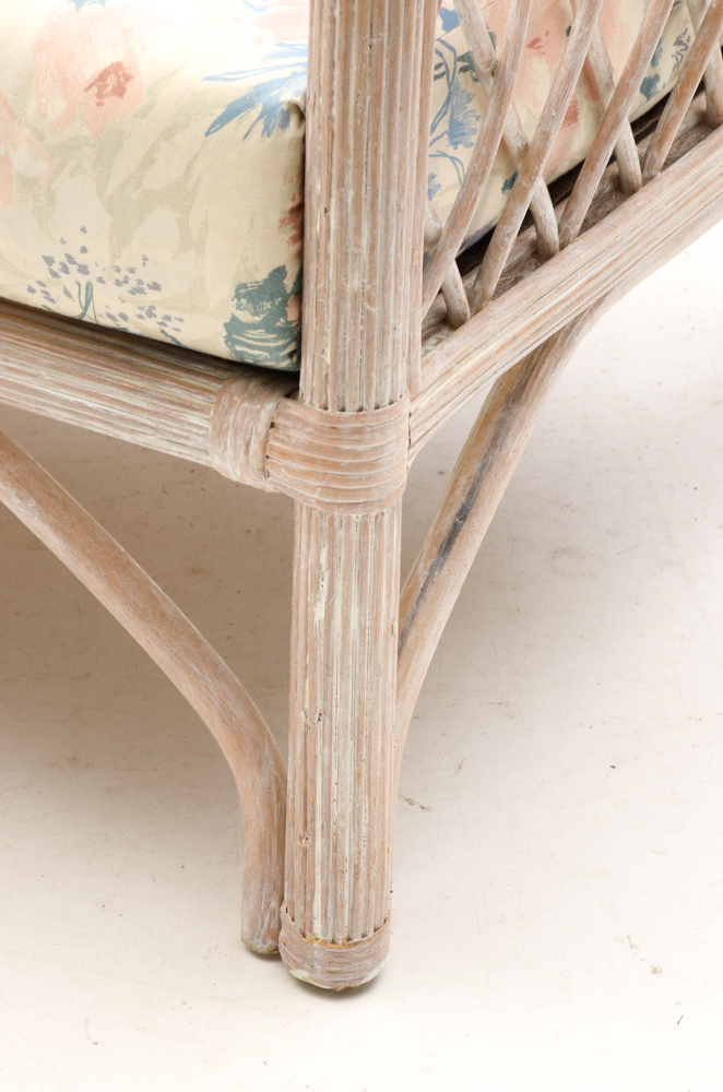 Whitewashed Wicker Furniture Set by Henry Link EBTH