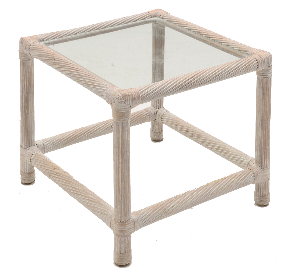 Whitewashed Wicker Furniture Set by Henry Link EBTH