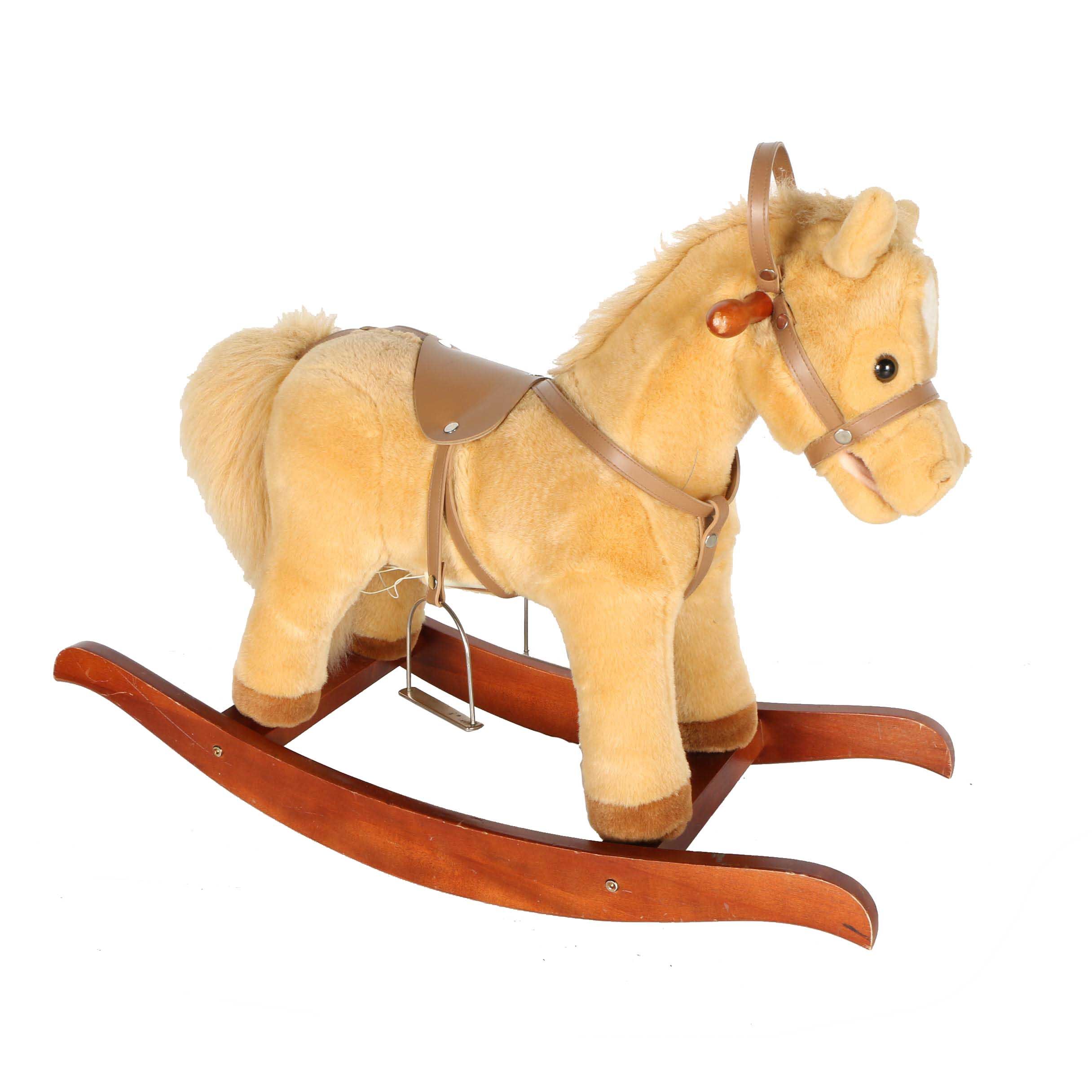 chrisha playful plush horse