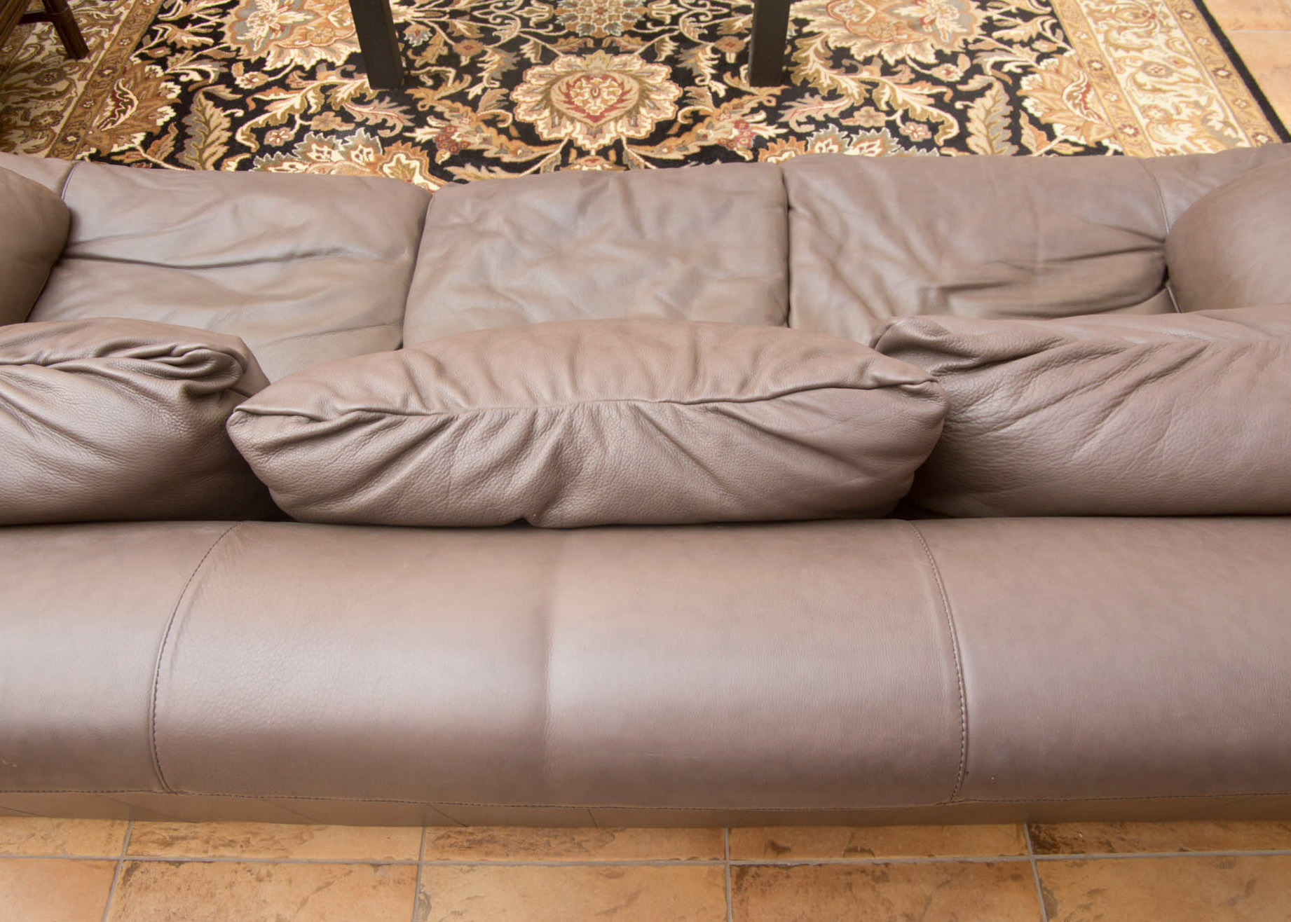 Leather Sofa by Robinson and Robinson EBTH