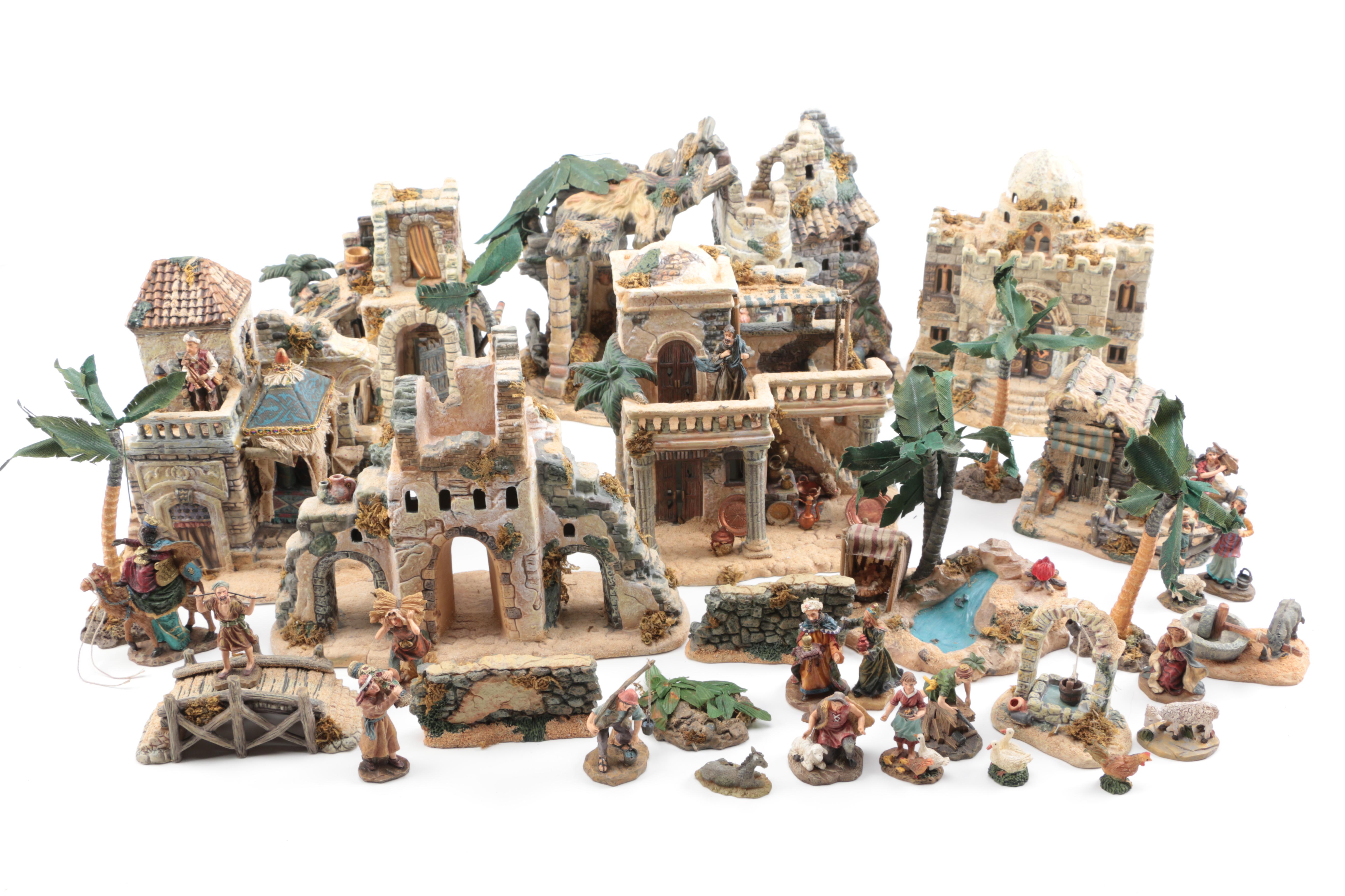 Nativity Scene That Includes The Bethlehem Village EBTH