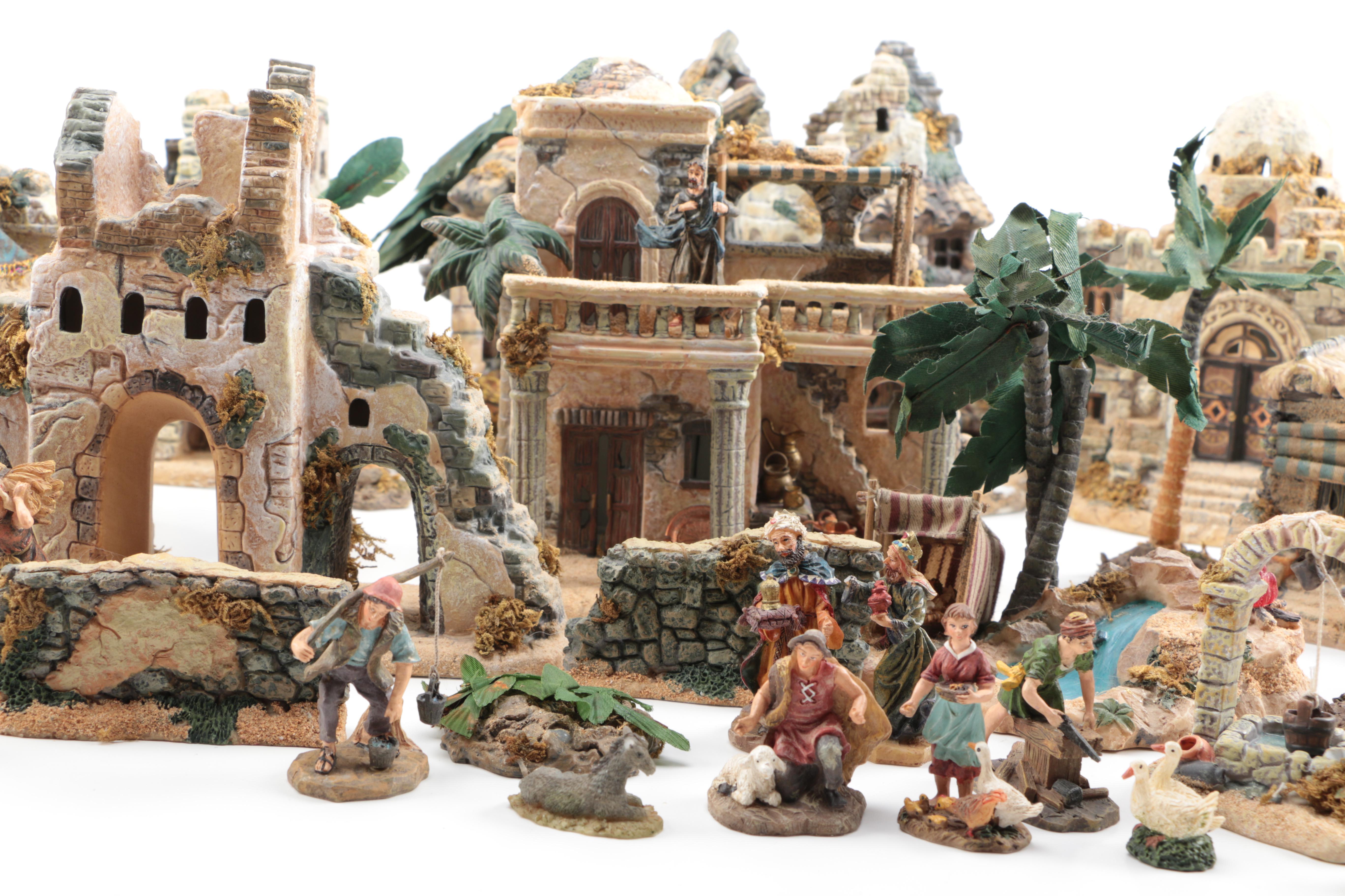 Nativity Scene That Includes The Bethlehem Village EBTH