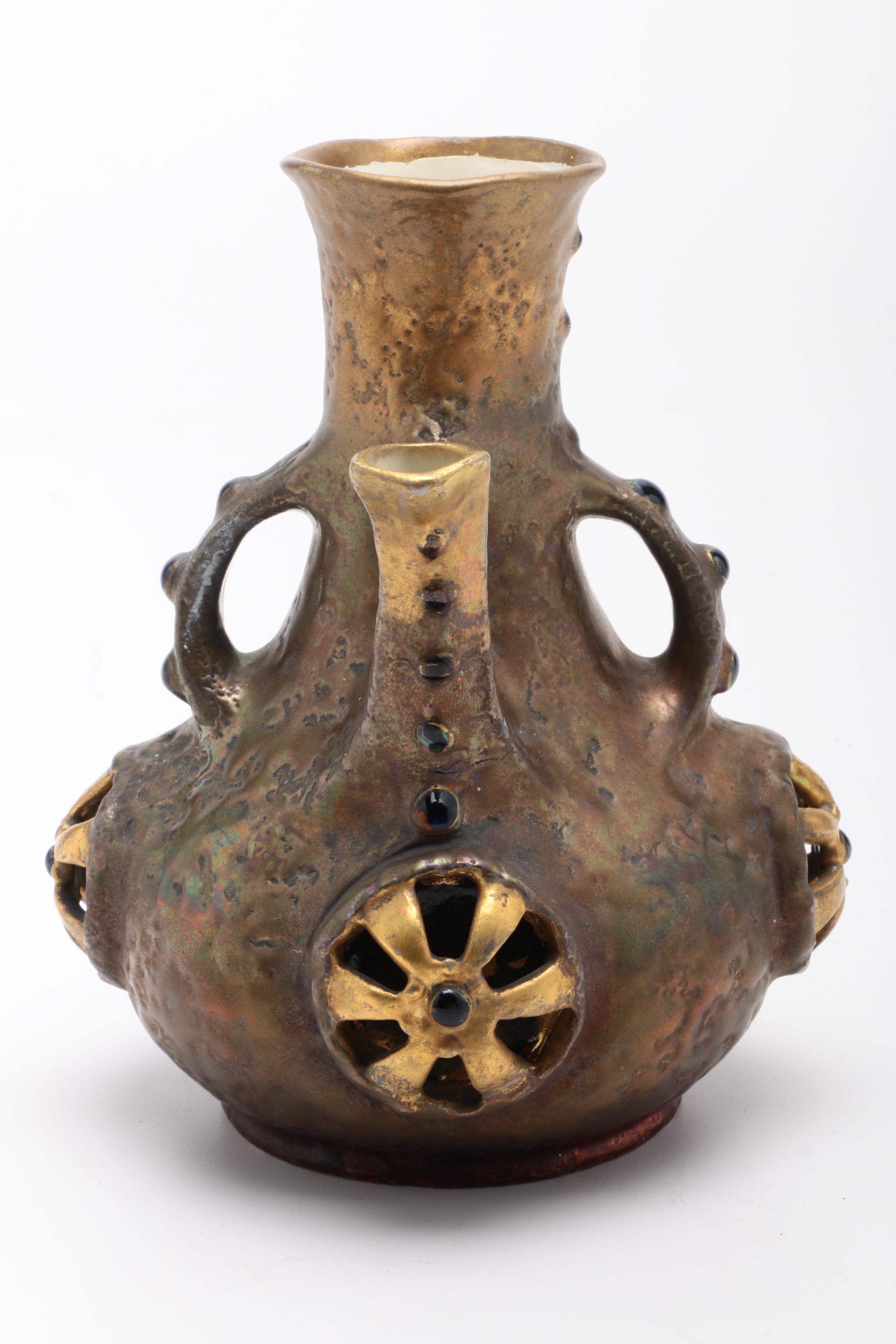 Early 20th Century Amphora Pottery Pitcher EBTH