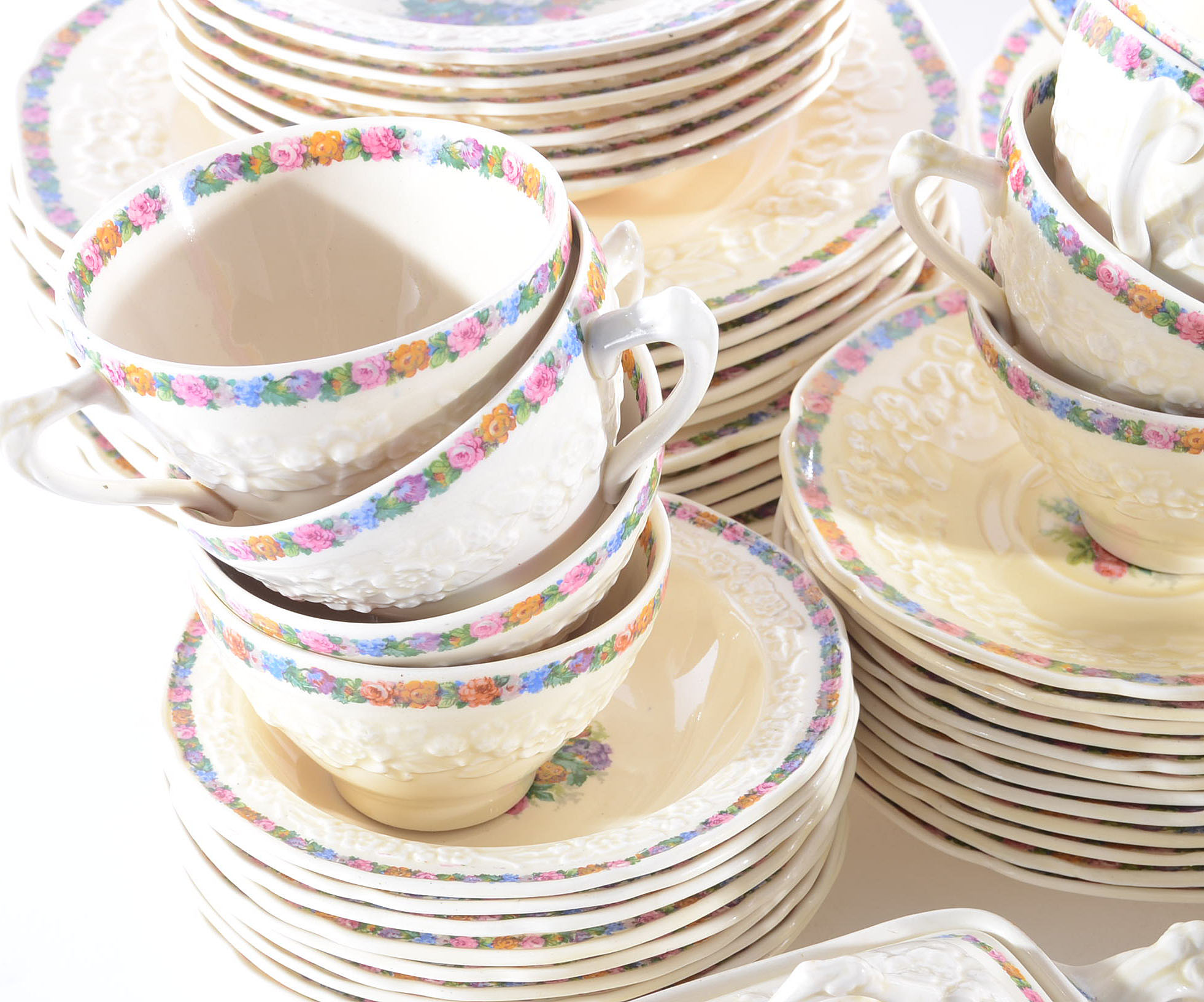 English Crown Ducal "Gainsborough" Pattern China Service EBTH