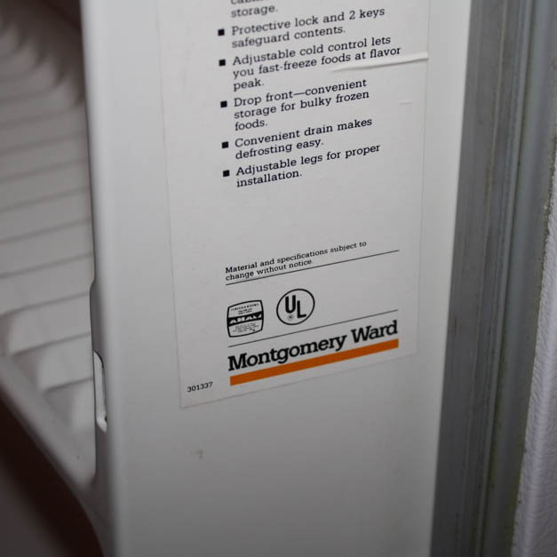 Vintage 13.3 cu. ft. Montgomery Ward Upright Freezer EBTH