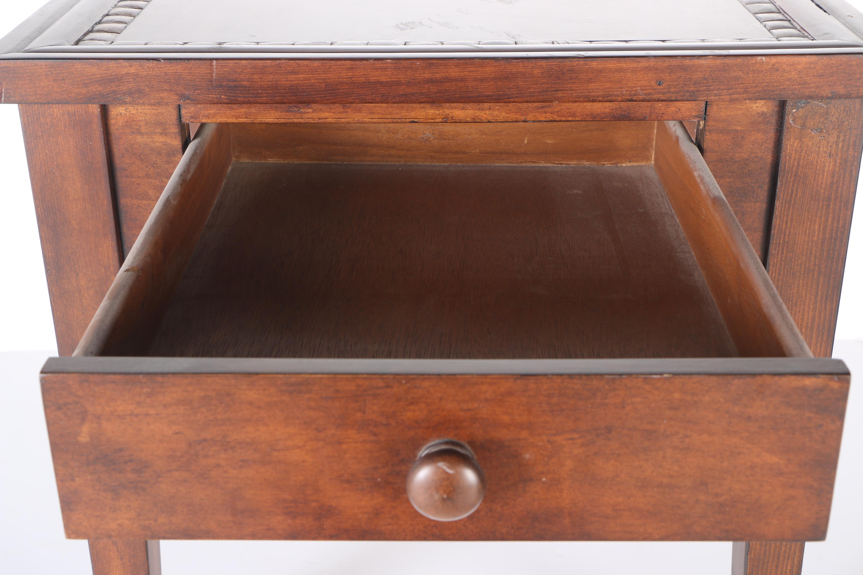 Vintage Wooden Side Table EBTH