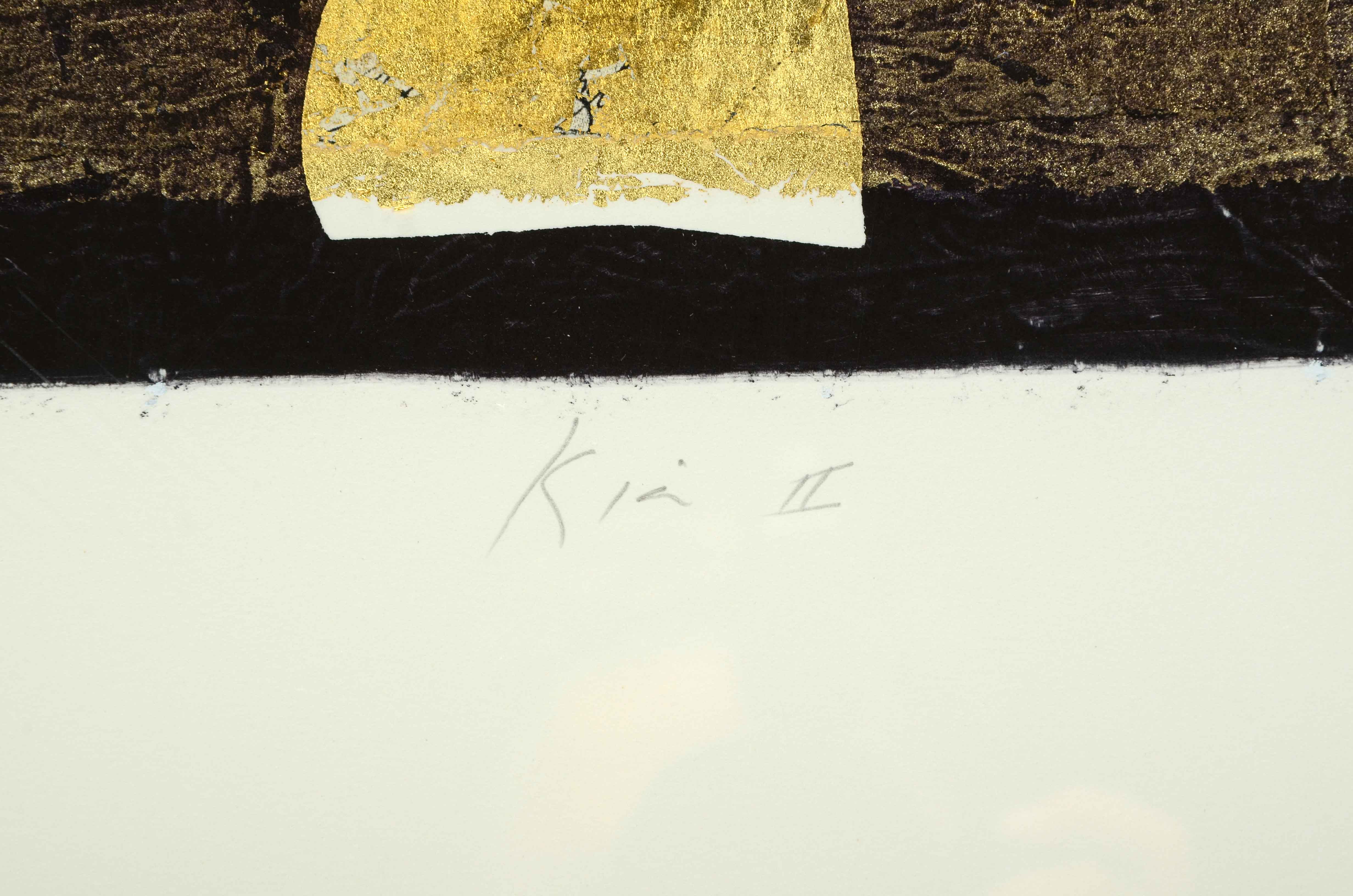 James Cox Signed Mixed Media Artist's Proof Etching "Kia II" EBTH