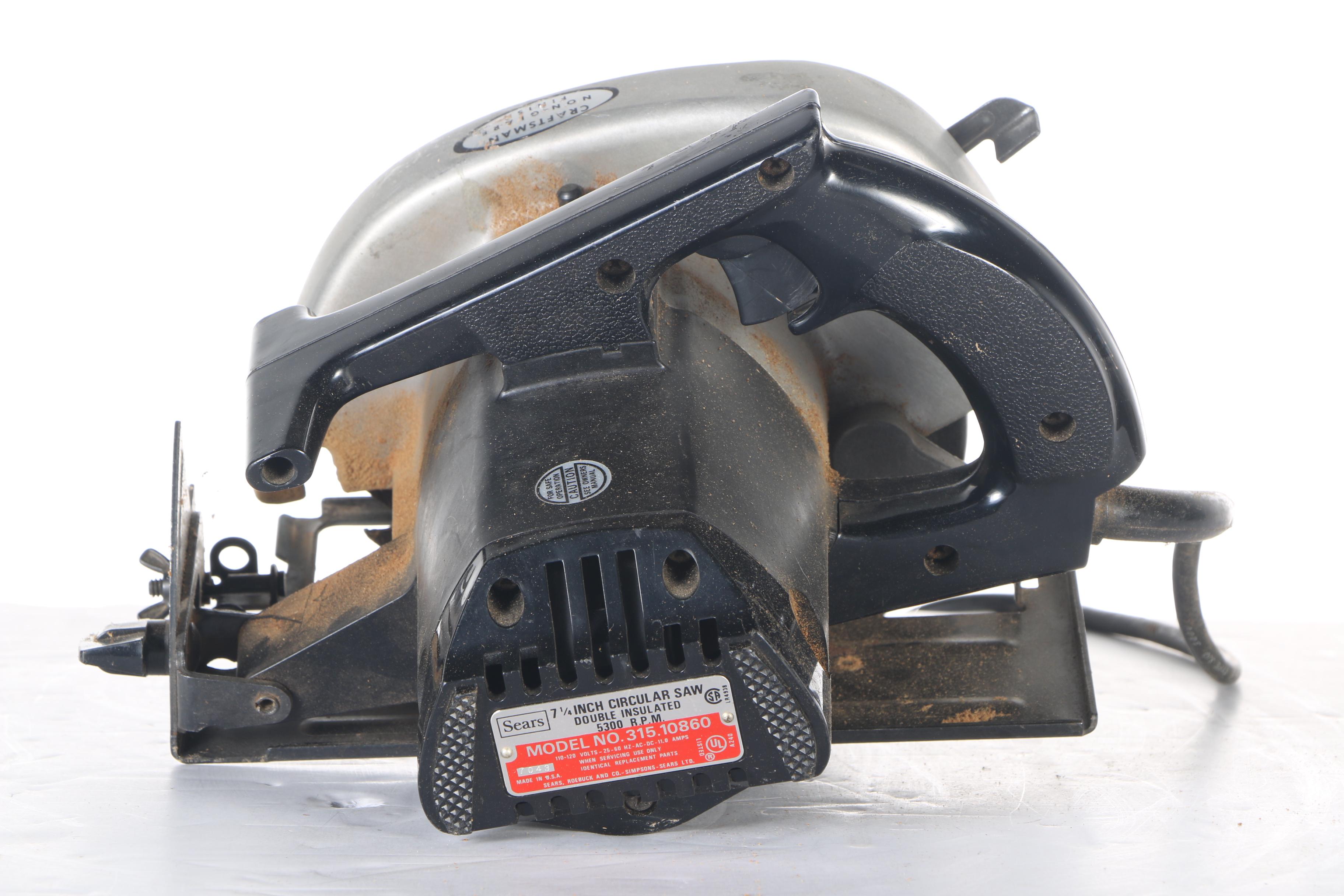 Craftsman Circular Saw With Blades EBTH