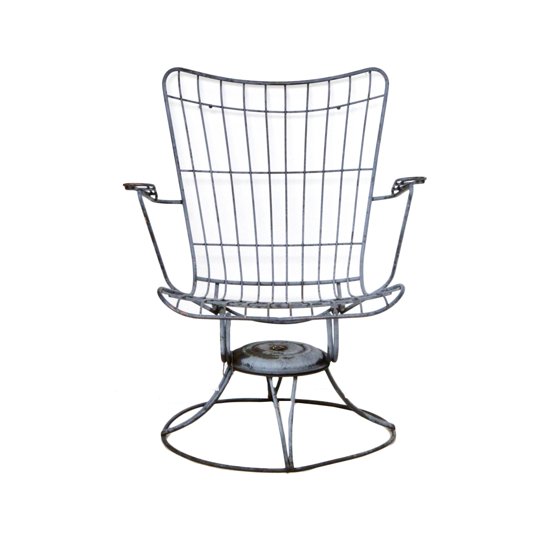 Mid Century Modern Wire Patio Chair Frame EBTH