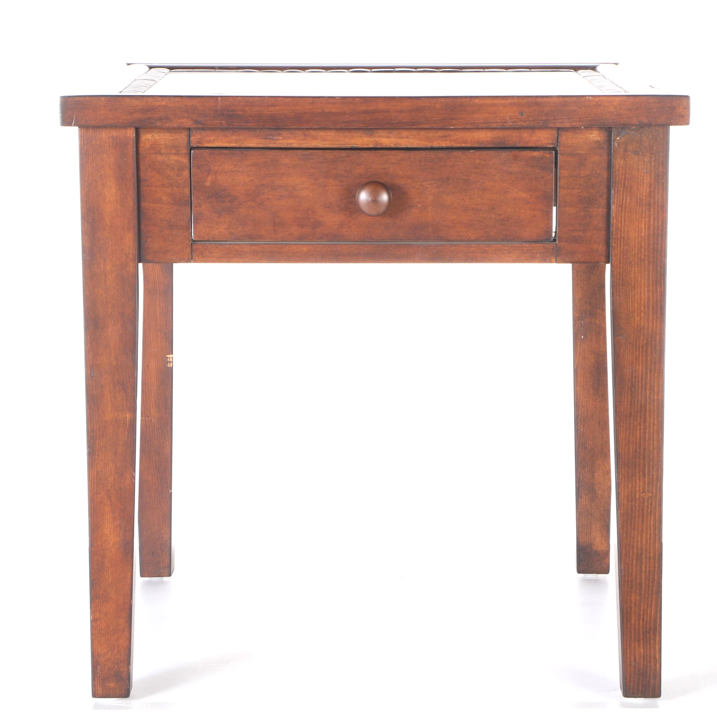 Vintage Wooden Side Table EBTH