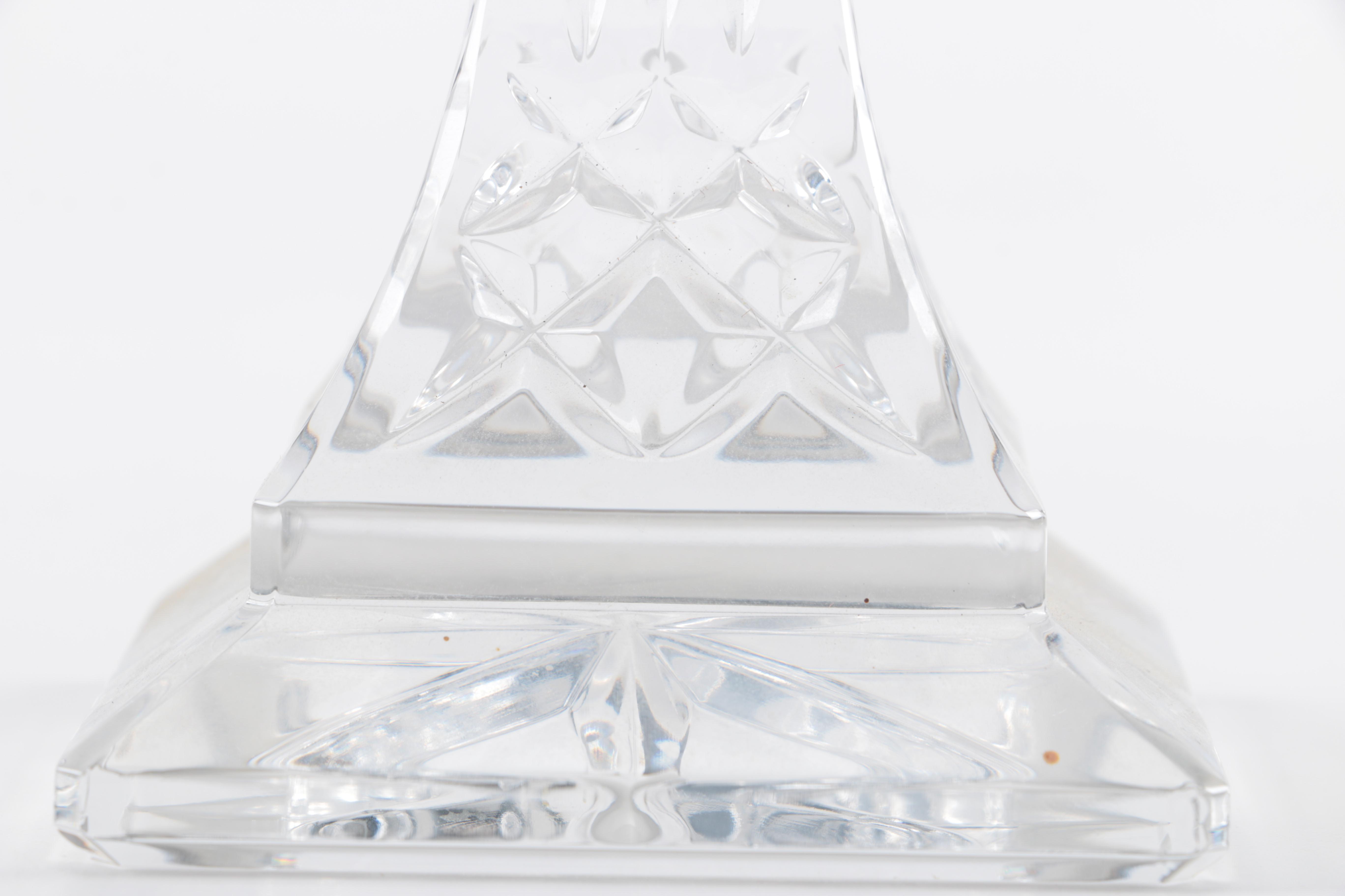 Waterford "Lismore" Crystal Candlesticks EBTH