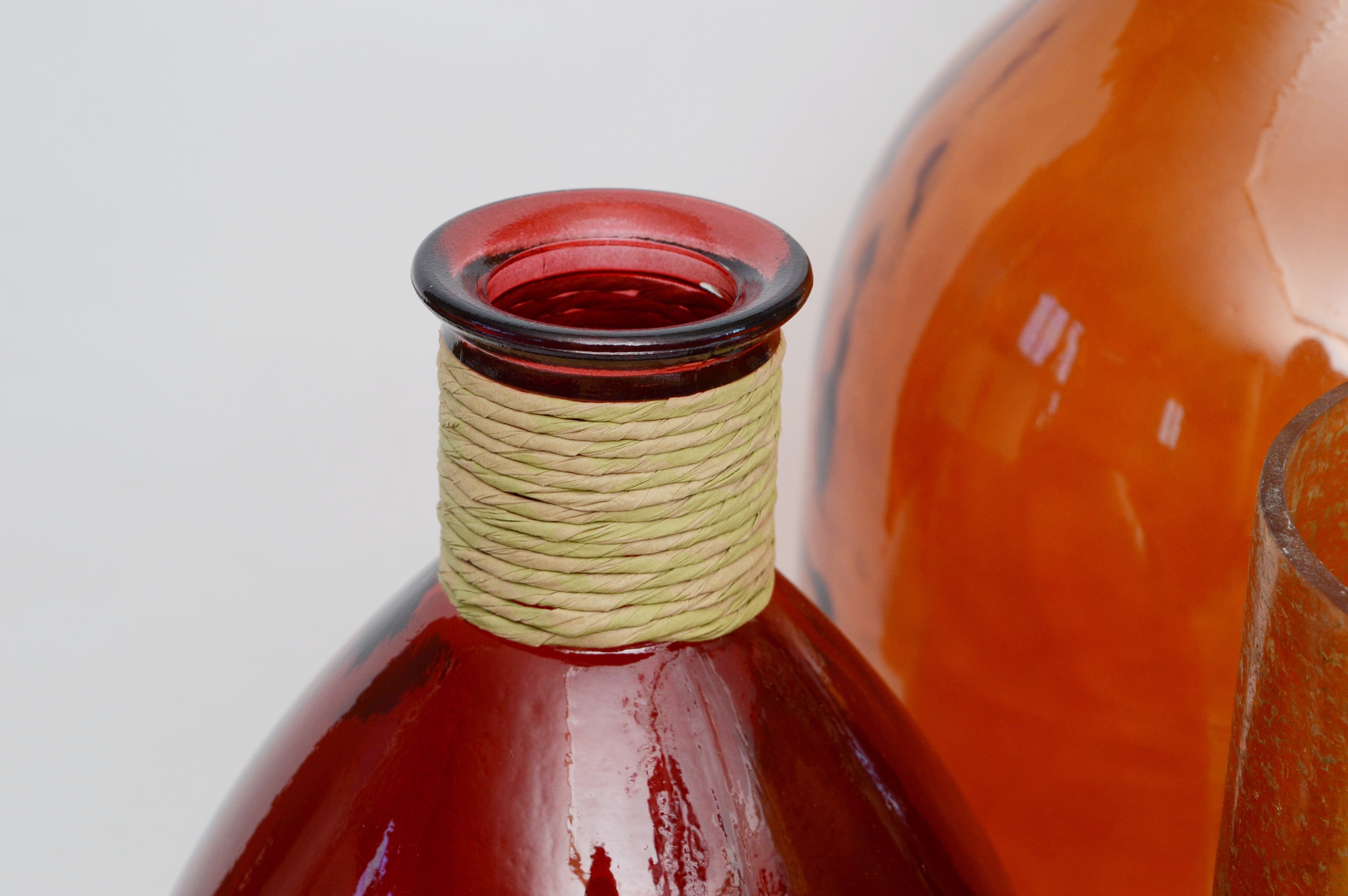 Recycled Glass Floor Vases by Vidrios San Miguel EBTH