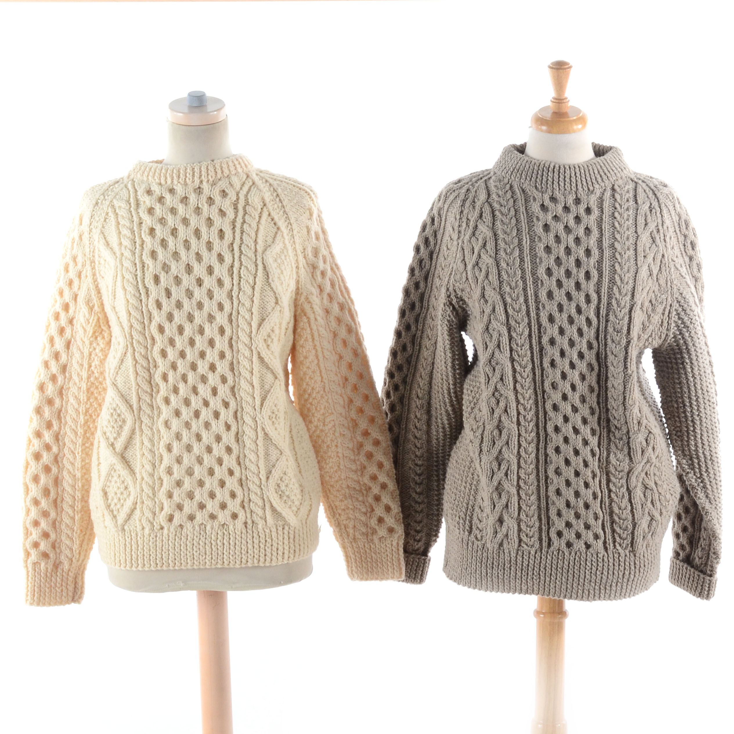 vintage aran sweater