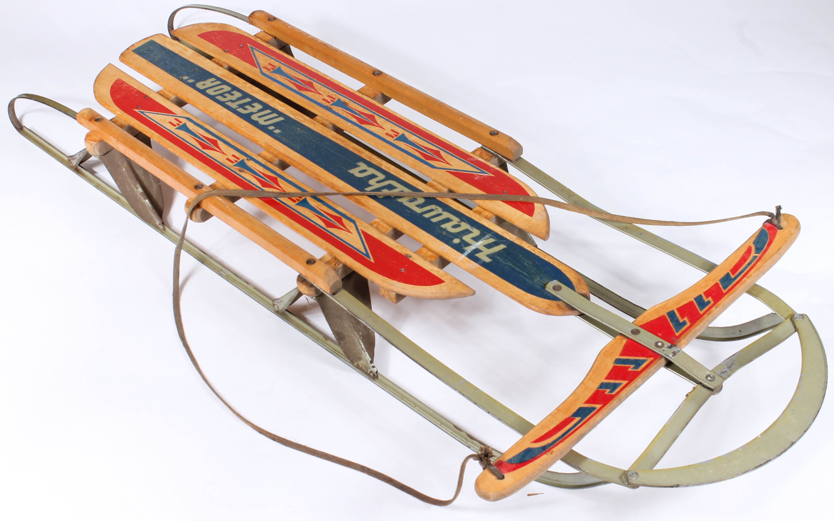 Vintage Hiawatha Wooden Sled EBTH