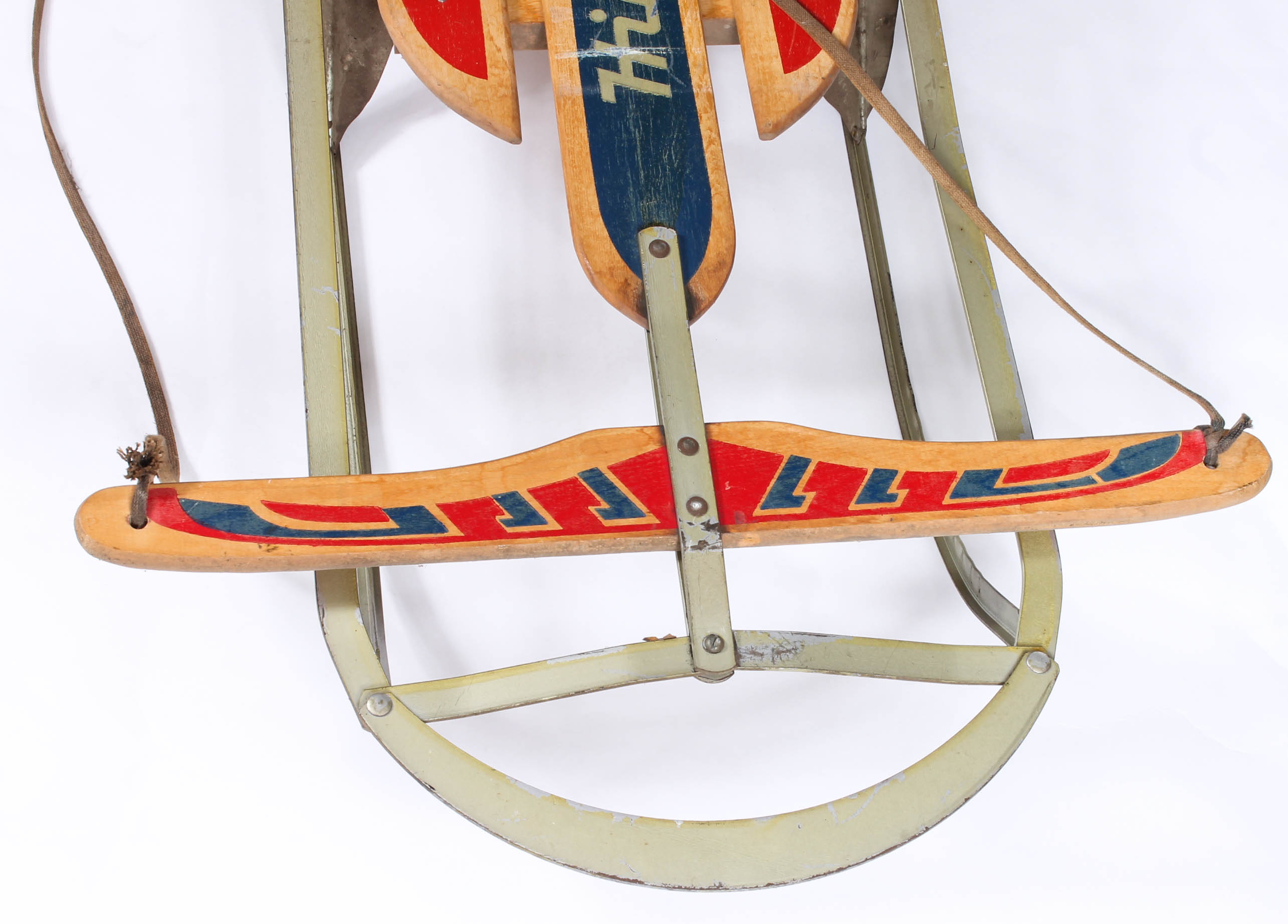 Vintage Hiawatha Wooden Sled EBTH