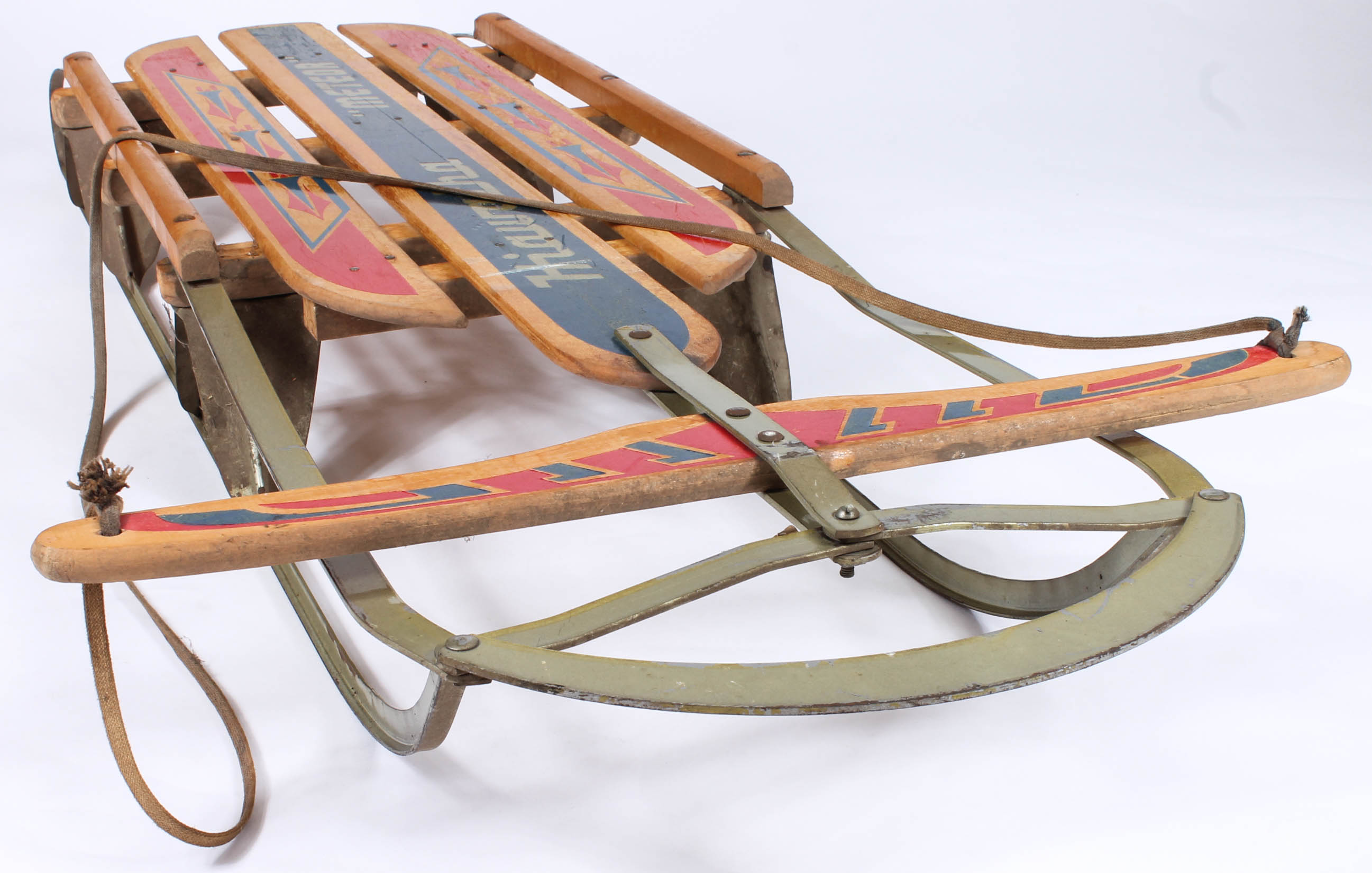 Vintage Hiawatha Wooden Sled EBTH