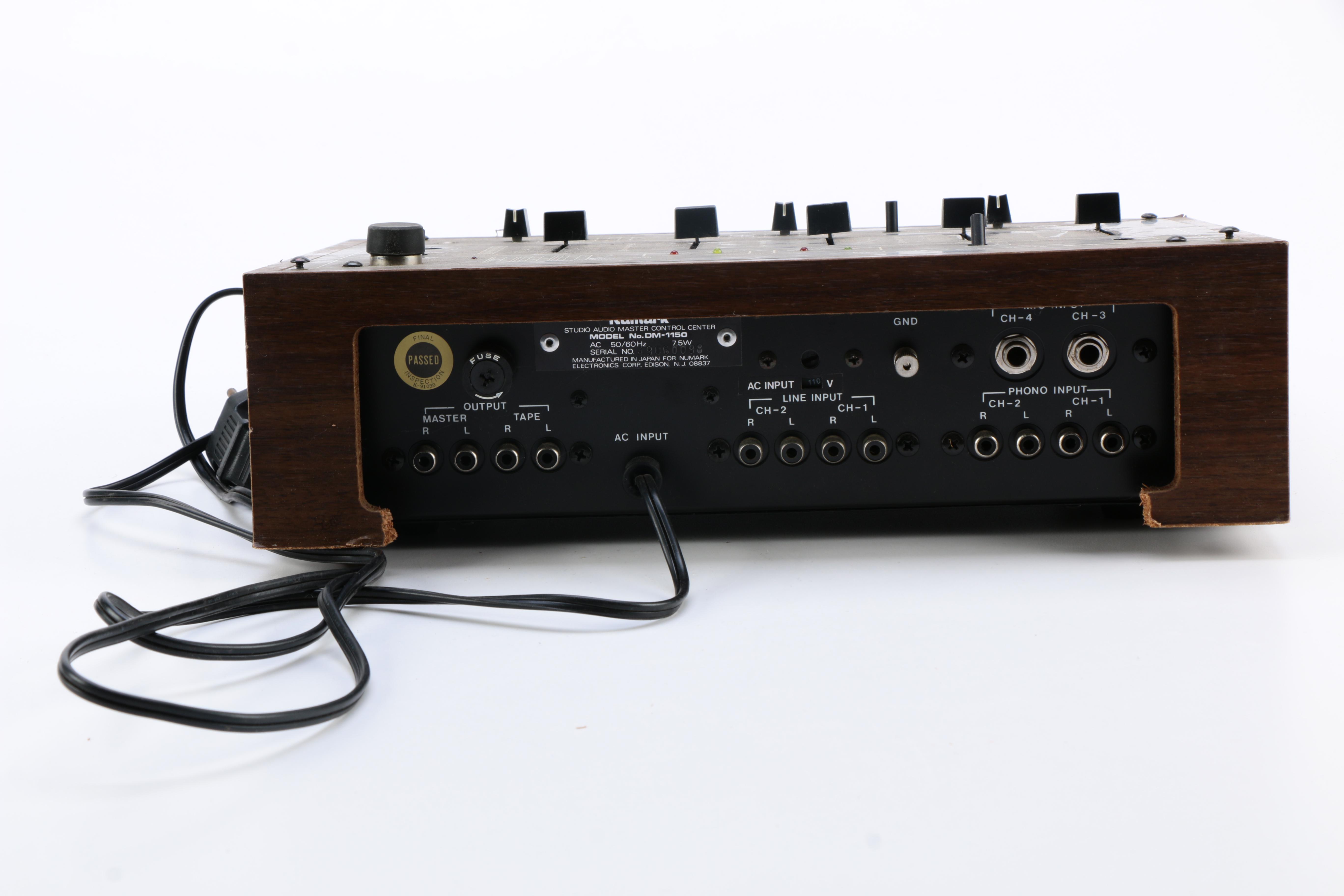 Vintage Numark DM1150 Studio Audio Master 4Channel Mixer EBTH