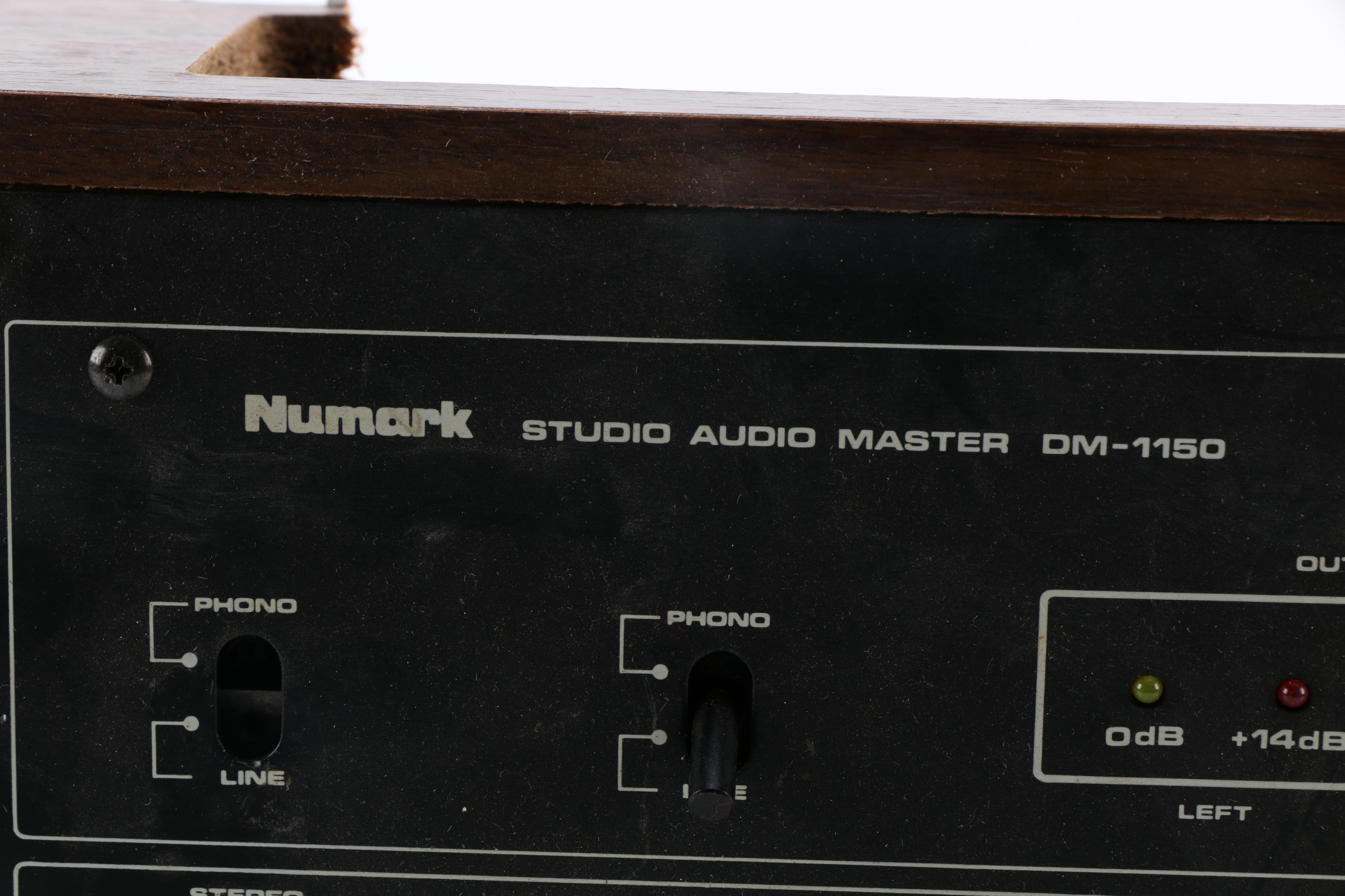 Vintage Numark DM1150 Studio Audio Master 4Channel Mixer EBTH