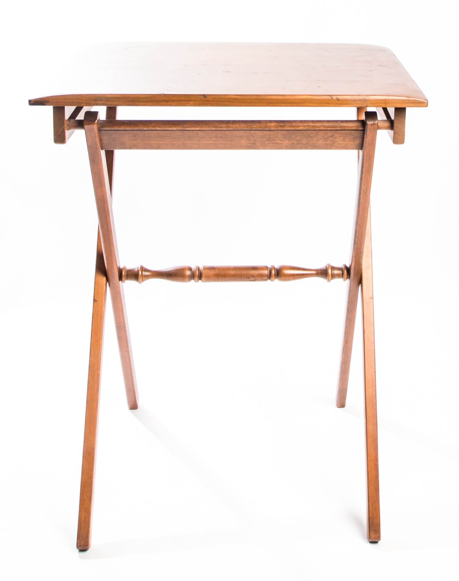 Vintage Wooden Television Trays with Stand EBTH