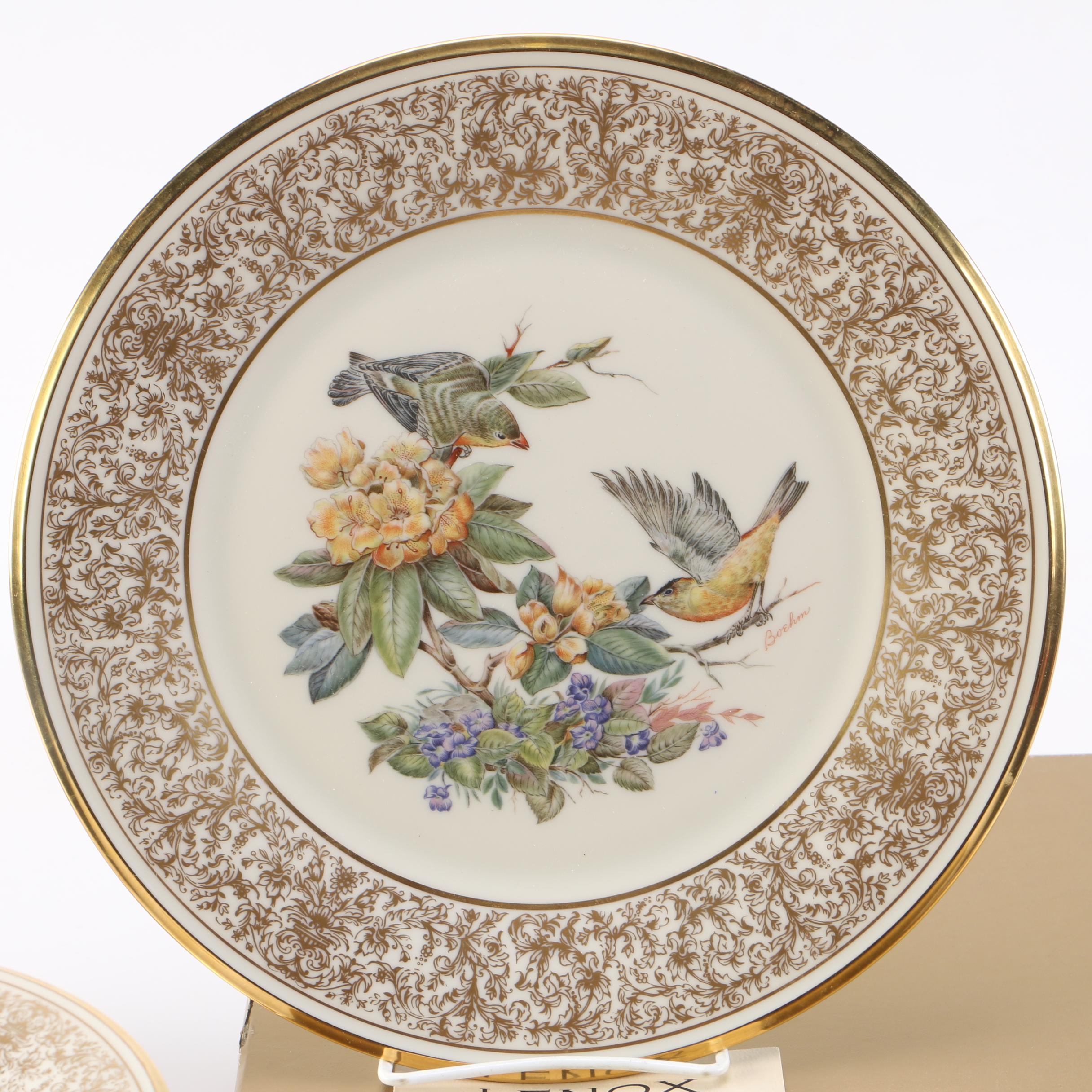 Lenox Limited Edition "Boehm Birds" Decorative Plates EBTH