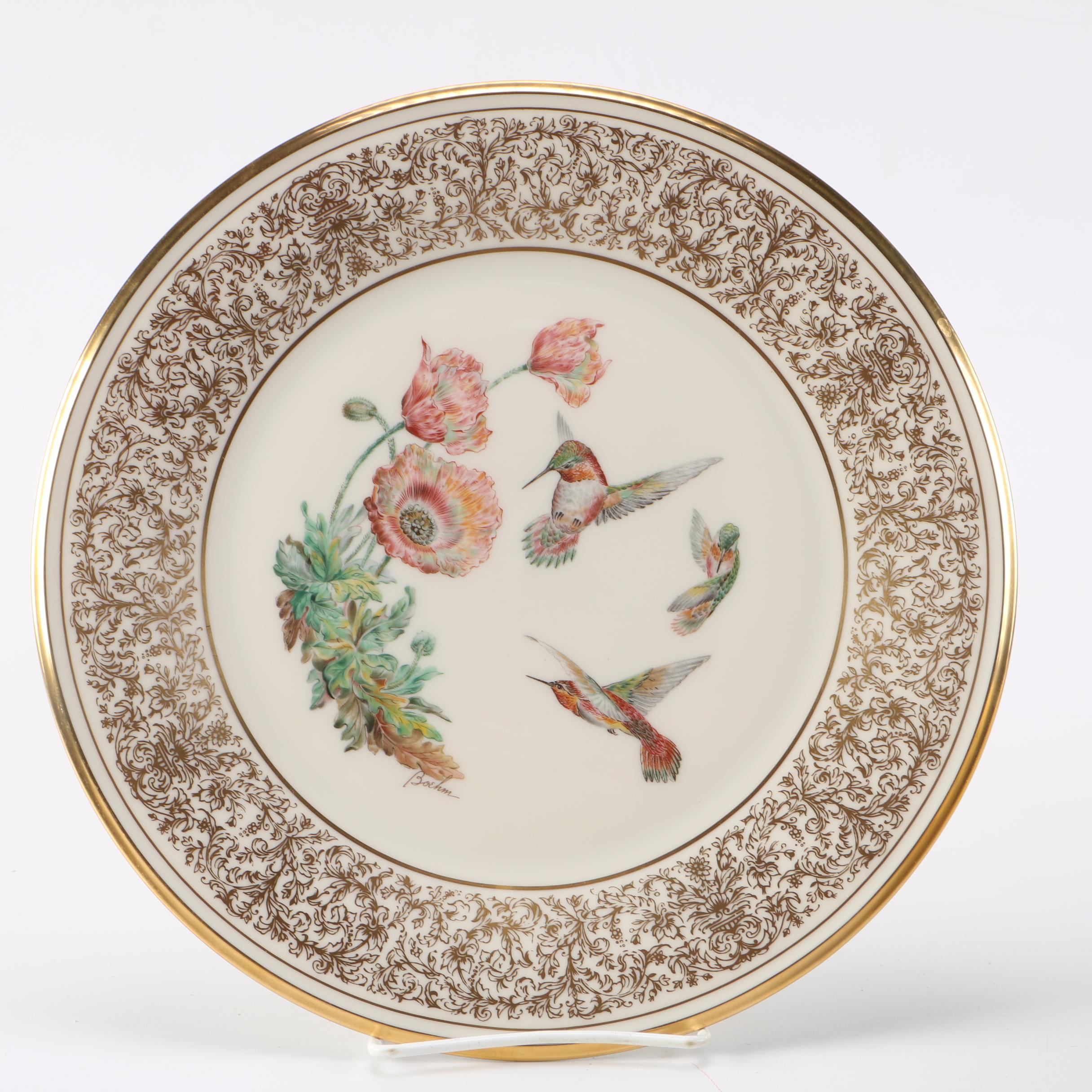 Lenox Limited Edition "Boehm Birds" Decorative Plates EBTH