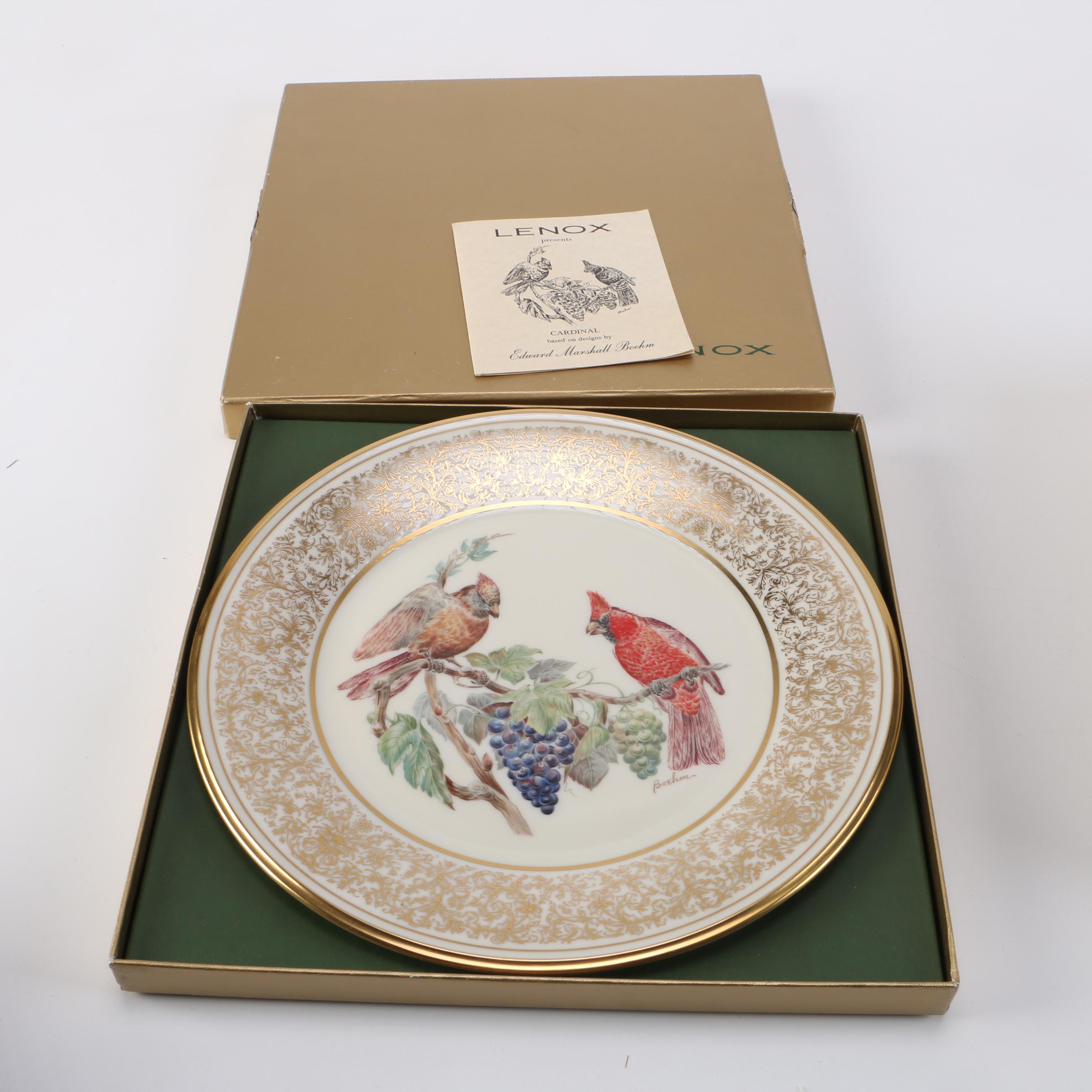 Lenox Limited Edition "Boehm Birds" Decorative Plates EBTH