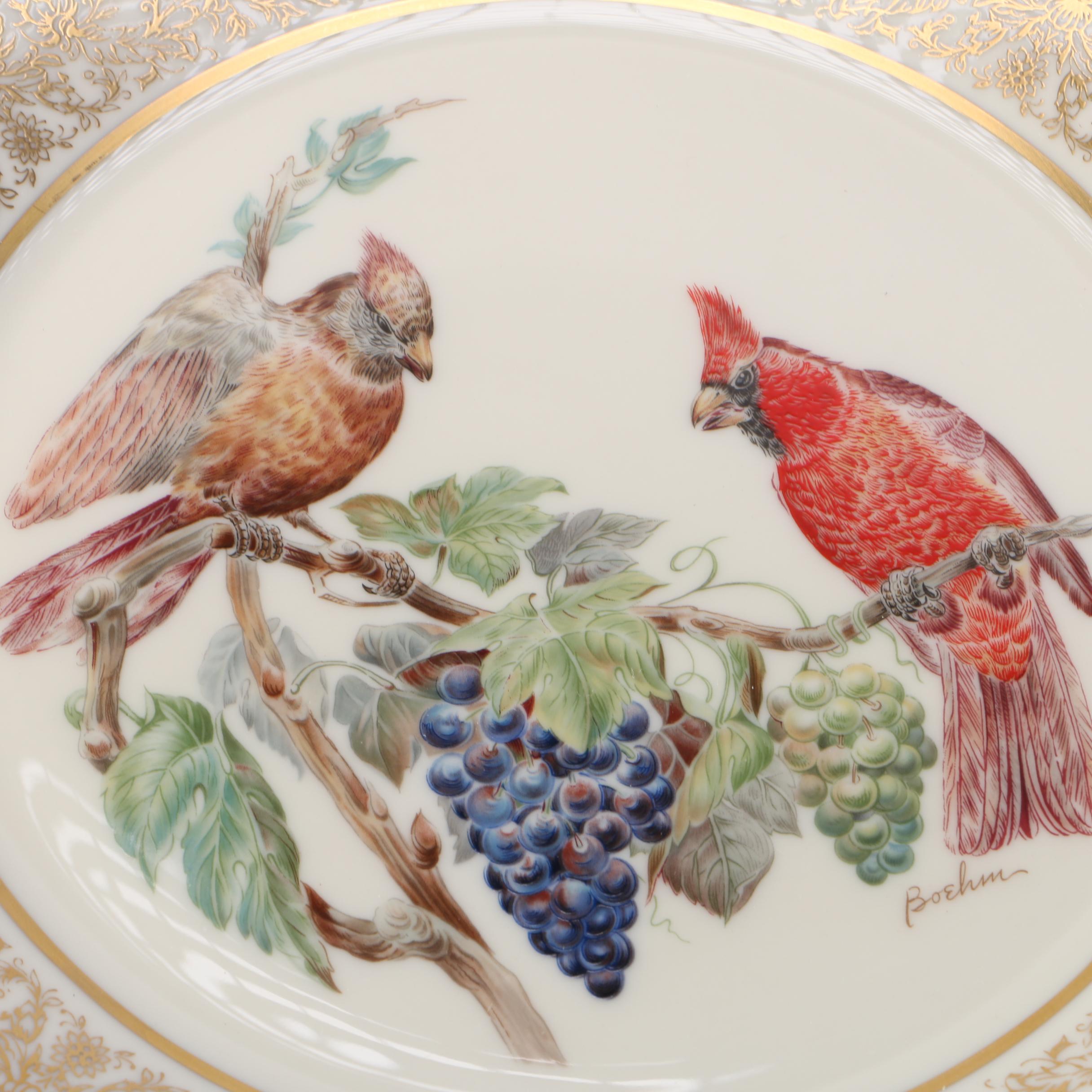 Lenox Limited Edition "Boehm Birds" Decorative Plates EBTH
