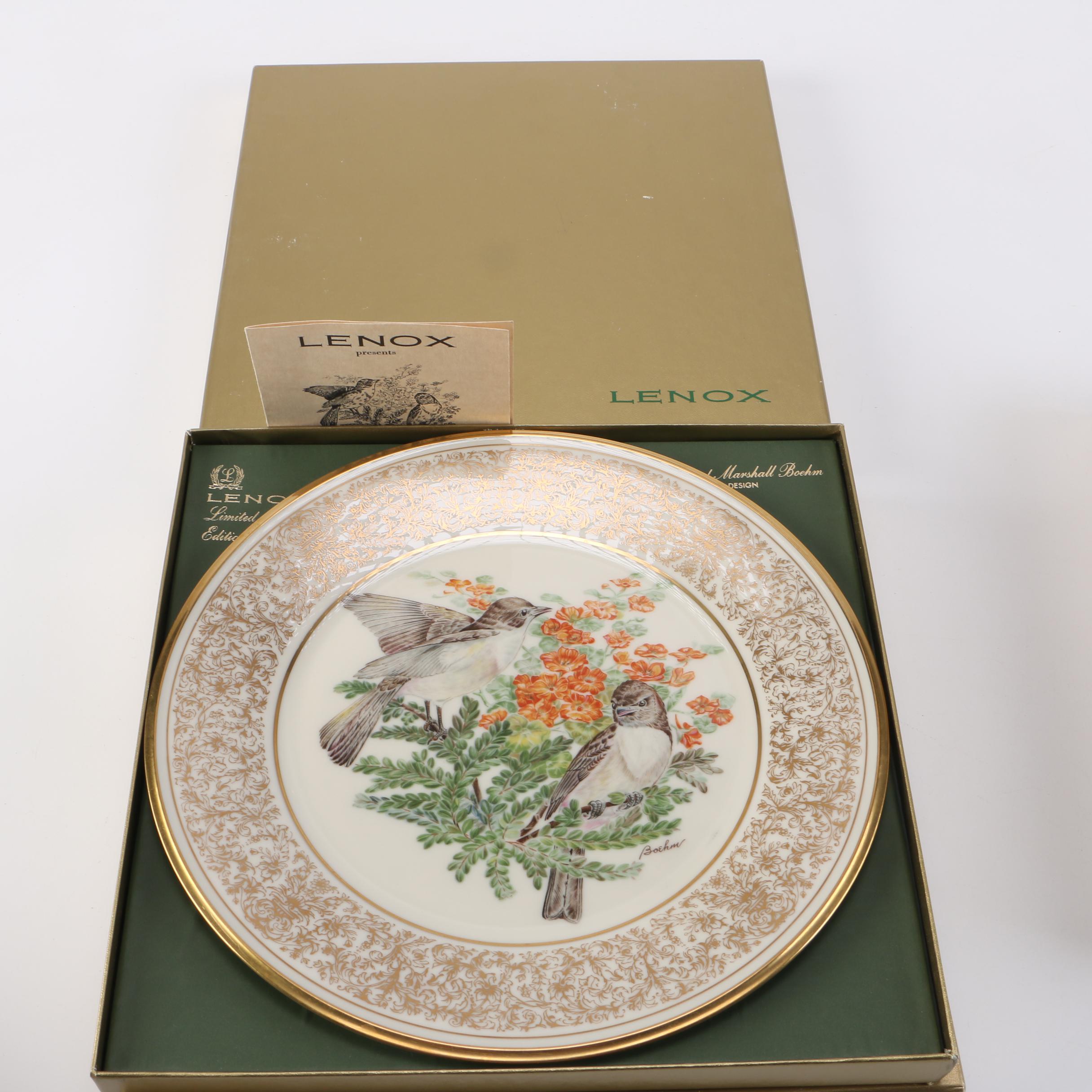 Lenox Limited Edition "Boehm Birds" Decorative Plates EBTH