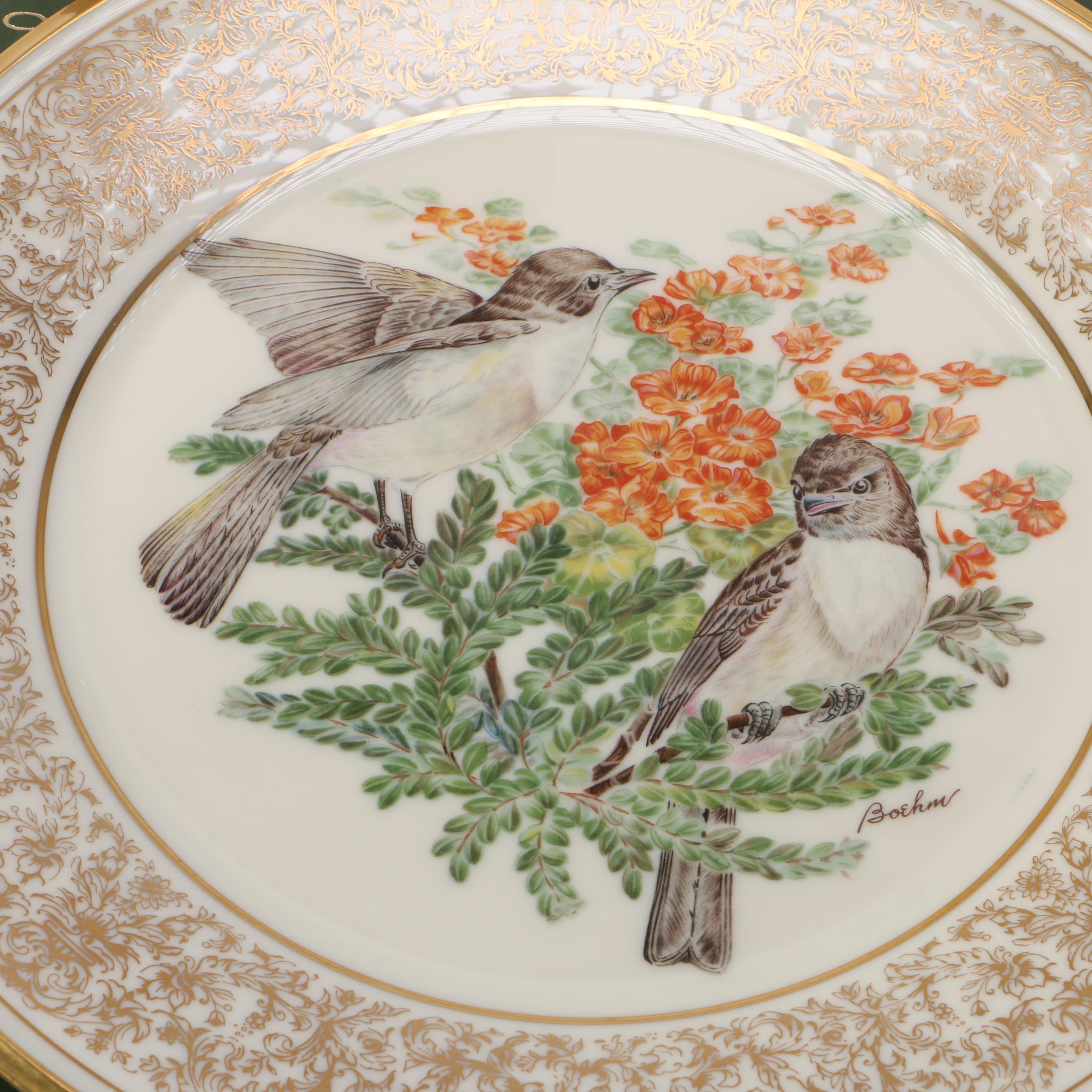 Lenox Limited Edition "Boehm Birds" Decorative Plates EBTH