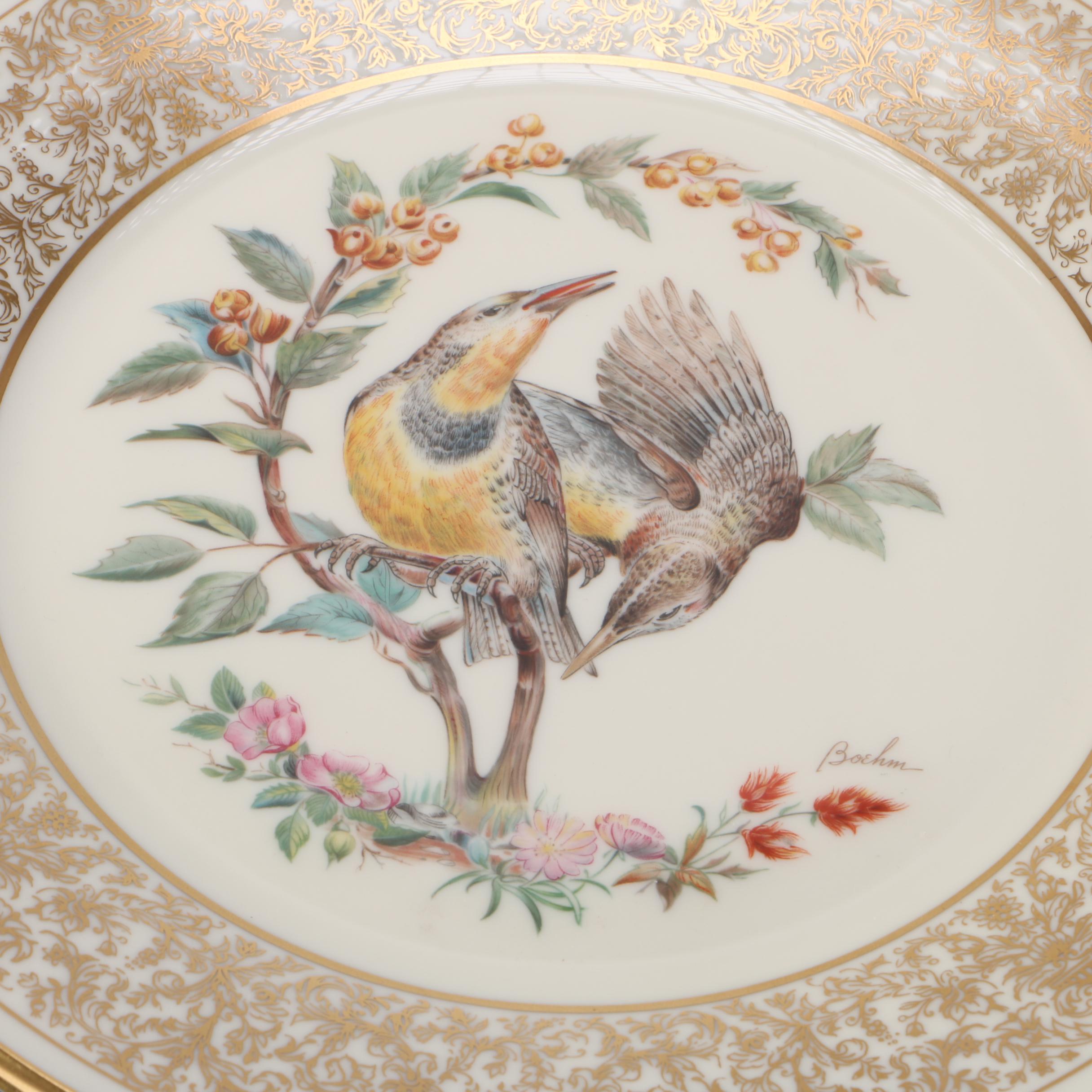 Lenox Limited Edition "Boehm Birds" Decorative Plates EBTH