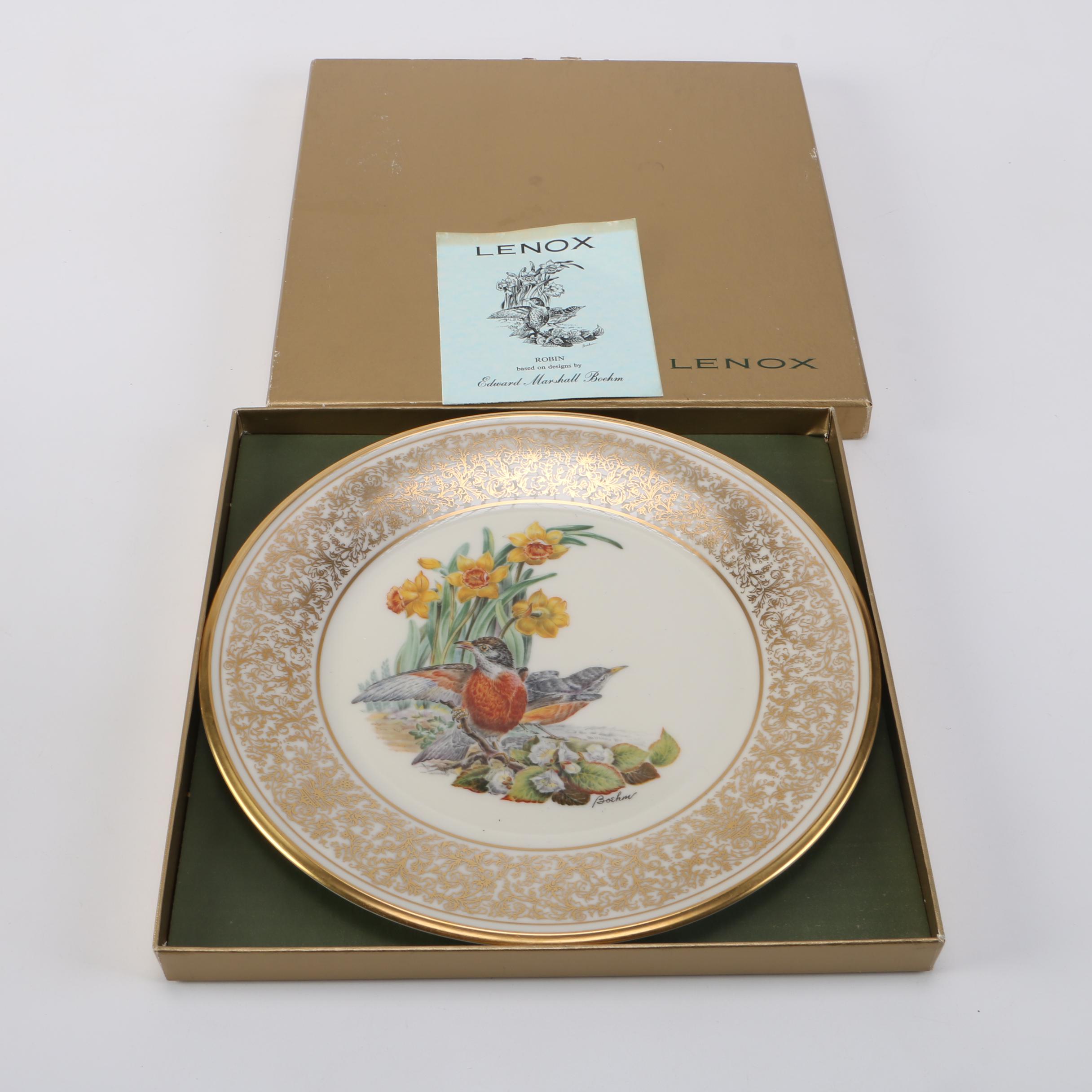 Lenox Limited Edition "Boehm Birds" Decorative Plates EBTH