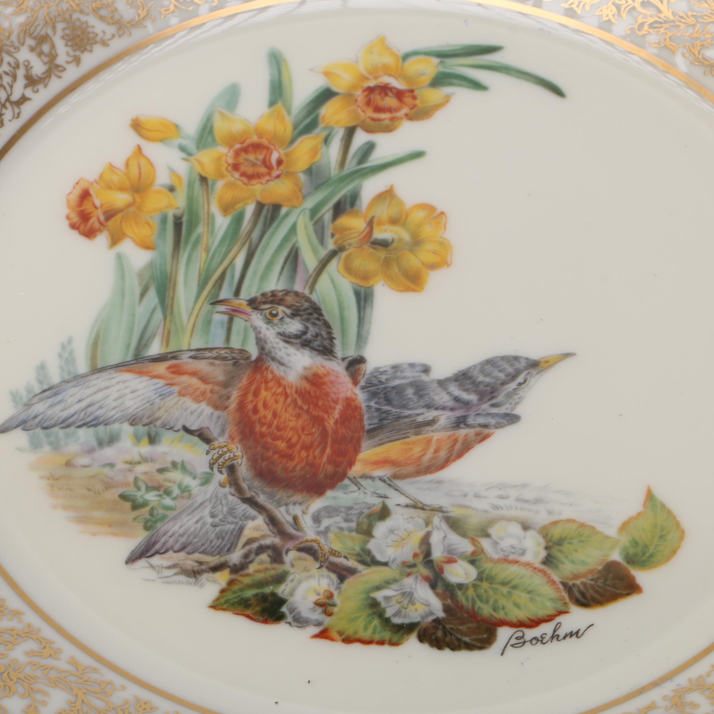 Lenox Limited Edition "Boehm Birds" Decorative Plates EBTH