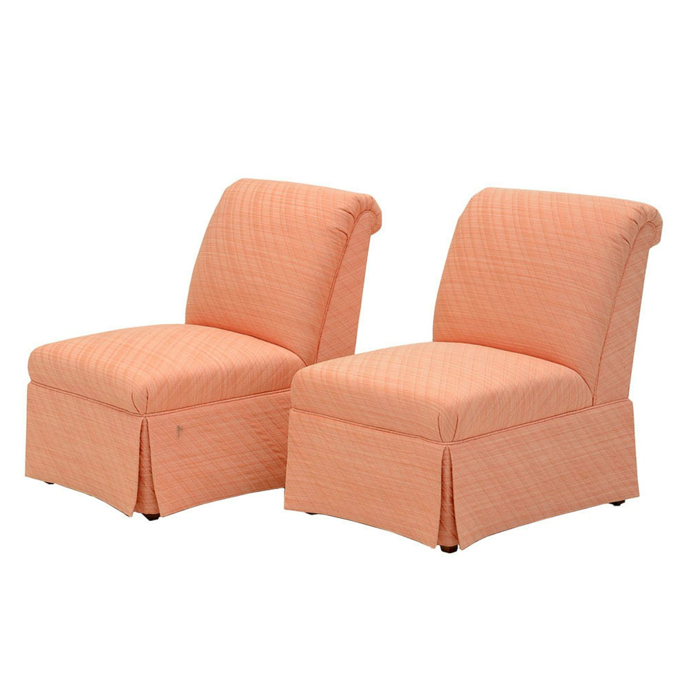 Modern Armless Lounge Chair : Empress Modern Upholstered Lounge Chair