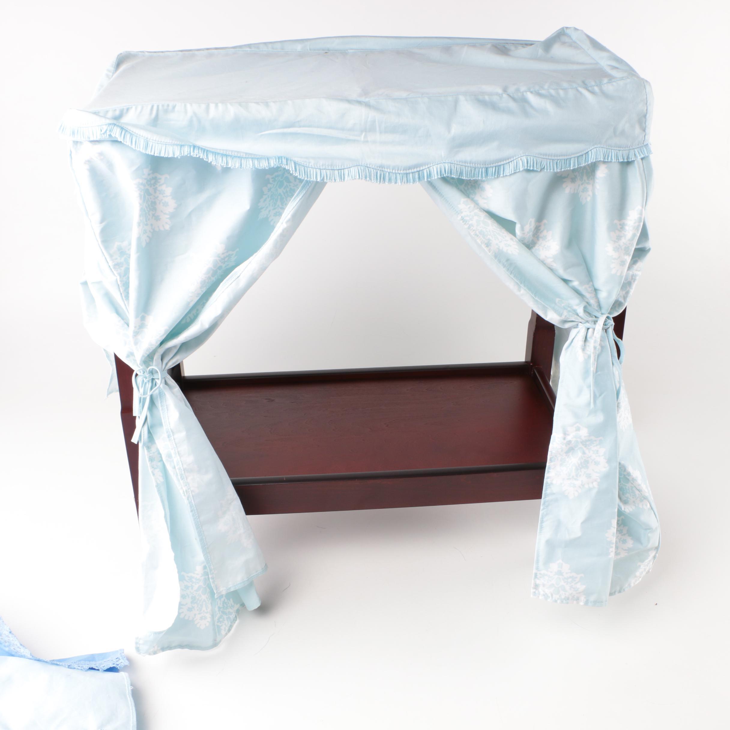 American Girl Doll Elizabeth's Canopy Bed EBTH